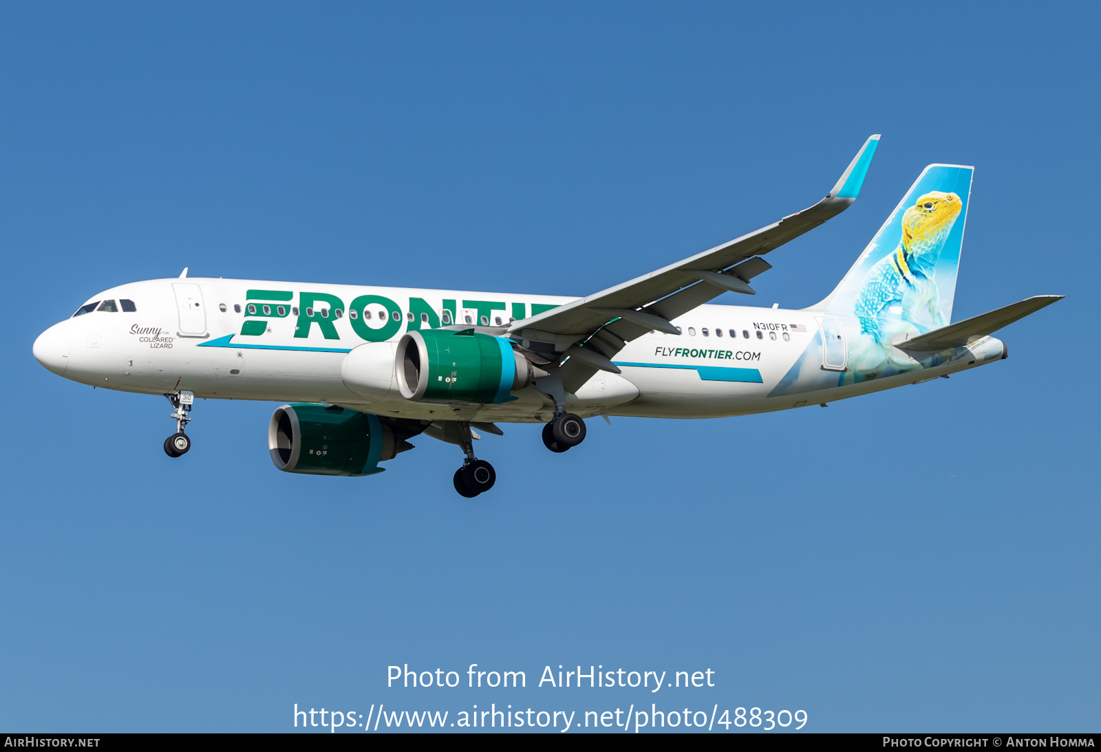 Aircraft Photo of N310FR | Airbus A320-251N | Frontier Airlines | AirHistory.net #488309