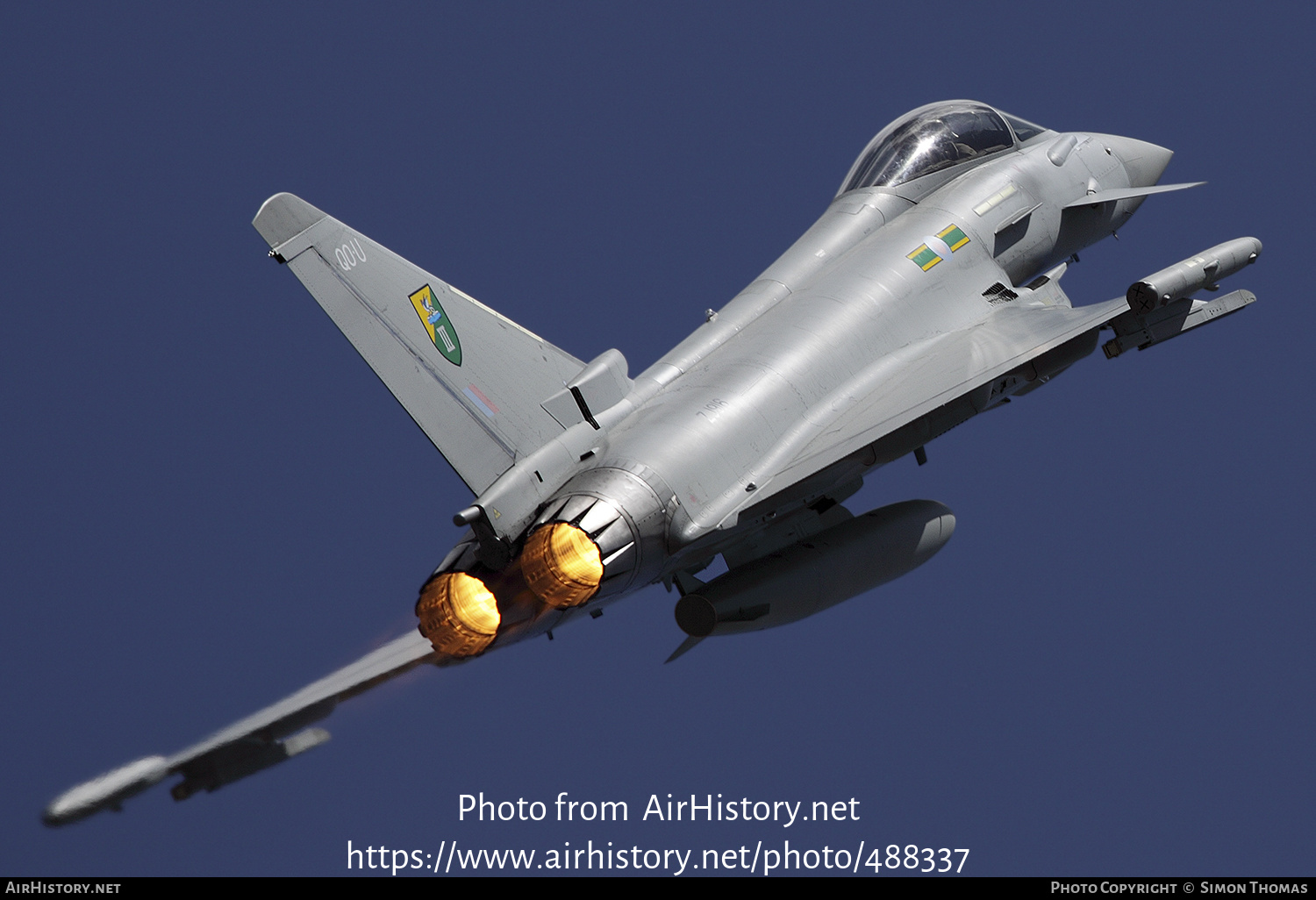 Aircraft Photo of ZJ916 | Eurofighter EF-2000 Typhoon FGR4 | UK - Air Force | AirHistory.net #488337