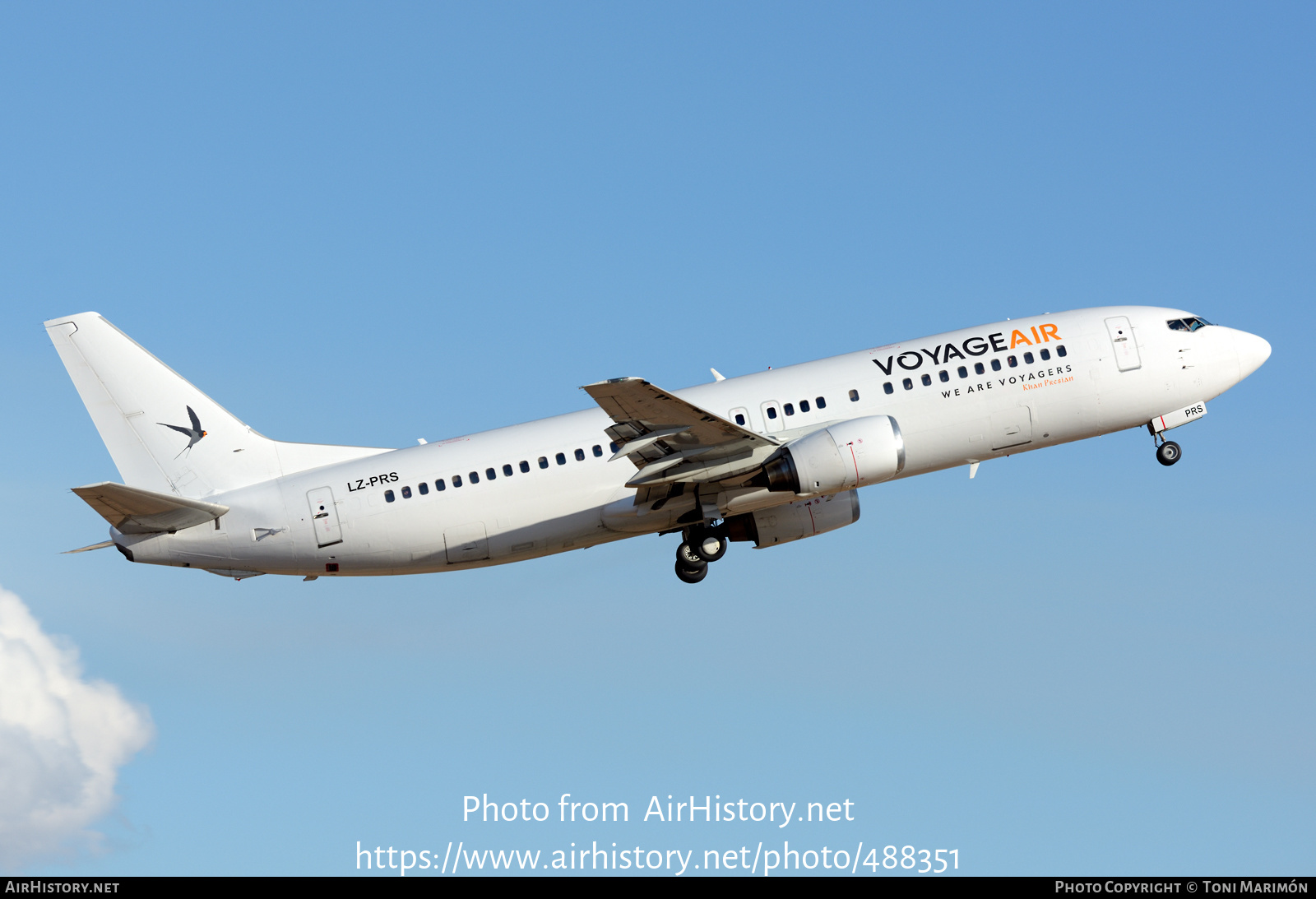 Aircraft Photo of LZ-PRS | Boeing 737-4Y0 | Voyage Air | AirHistory.net #488351