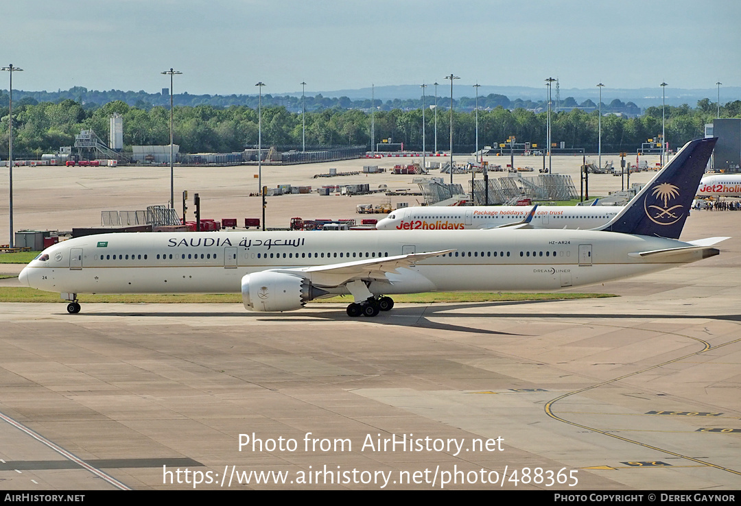 Aircraft Photo of HZ-AR24 | Boeing 787-10 Dreamliner | Saudia - Saudi Arabian Airlines | AirHistory.net #488365