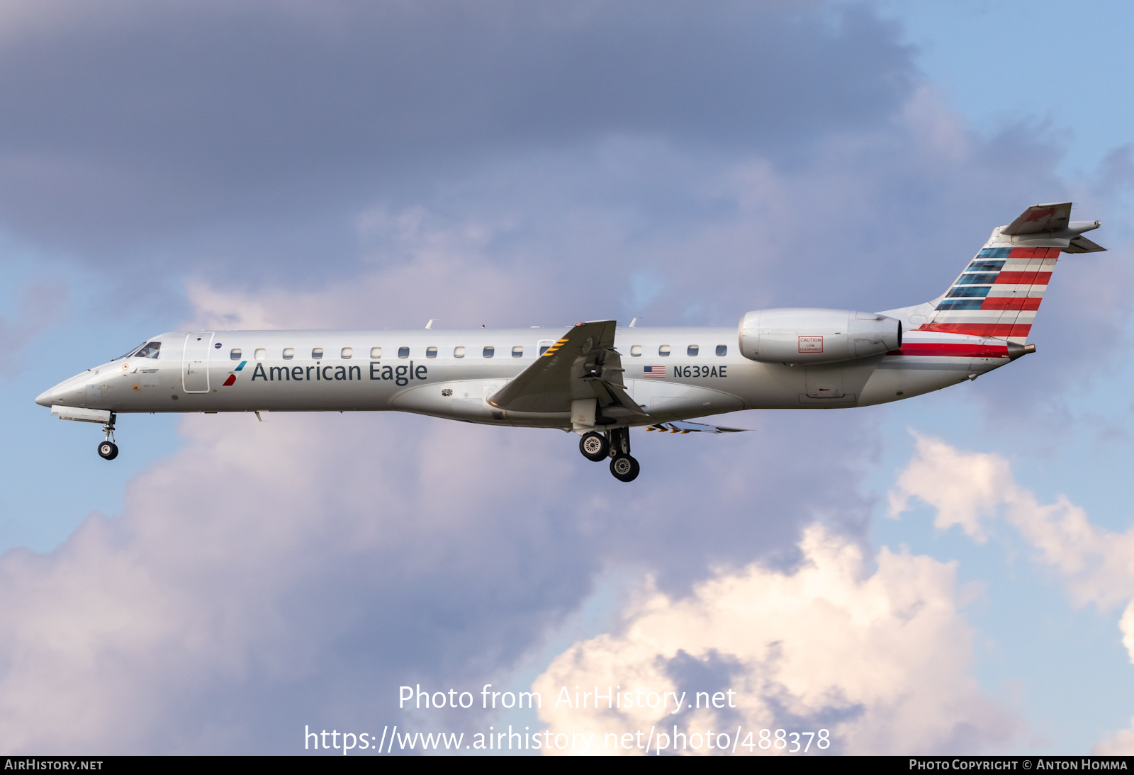 Aircraft Photo of N639AE | Embraer ERJ-145LR (EMB-145LR) | American Eagle | AirHistory.net #488378