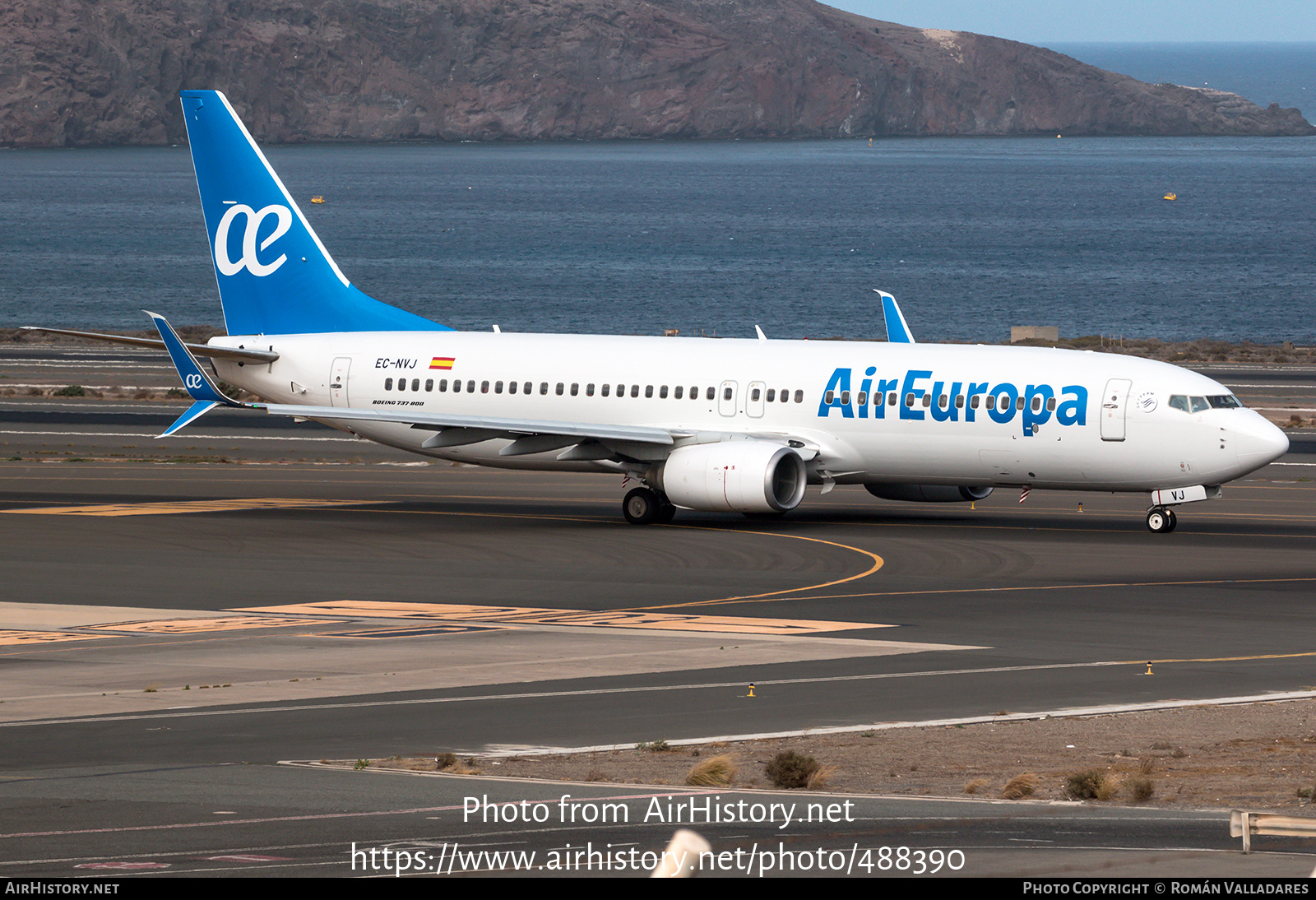 Aircraft Photo of EC-NVJ | Boeing 737-8K5 | Air Europa | AirHistory.net #488390