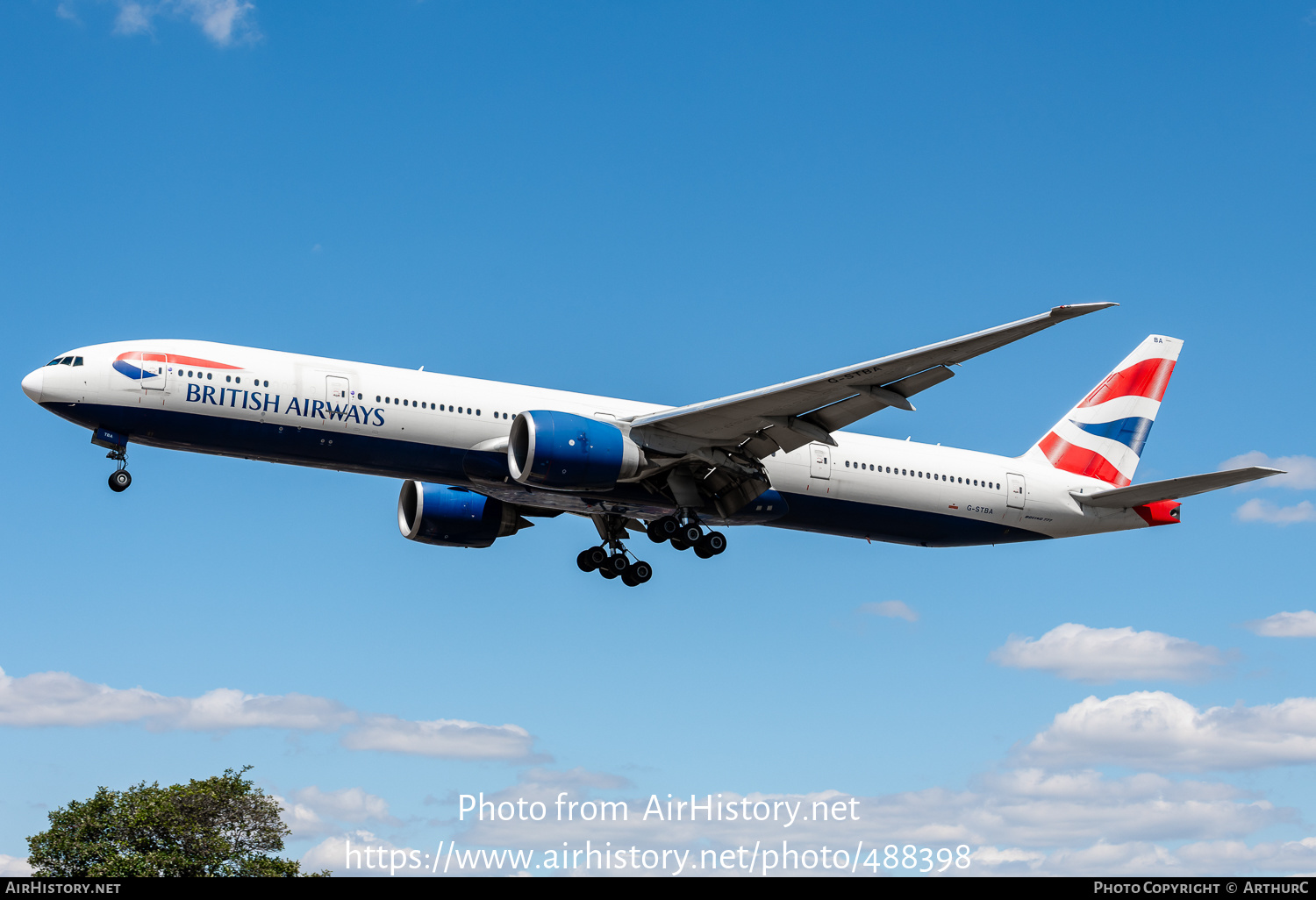 Aircraft Photo of G-STBA | Boeing 777-336/ER | British Airways | AirHistory.net #488398