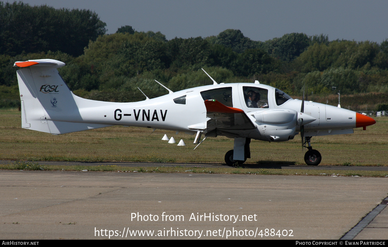 Aircraft Photo of G-VNAV | Diamond DA62 | Flight Calibration Services - FCSL | AirHistory.net #488402