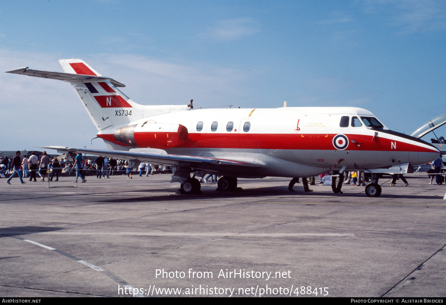 Aircraft Photo of XS734 | Hawker Siddeley HS-125-2 Dominie T1 | UK - Air Force | AirHistory.net #488415