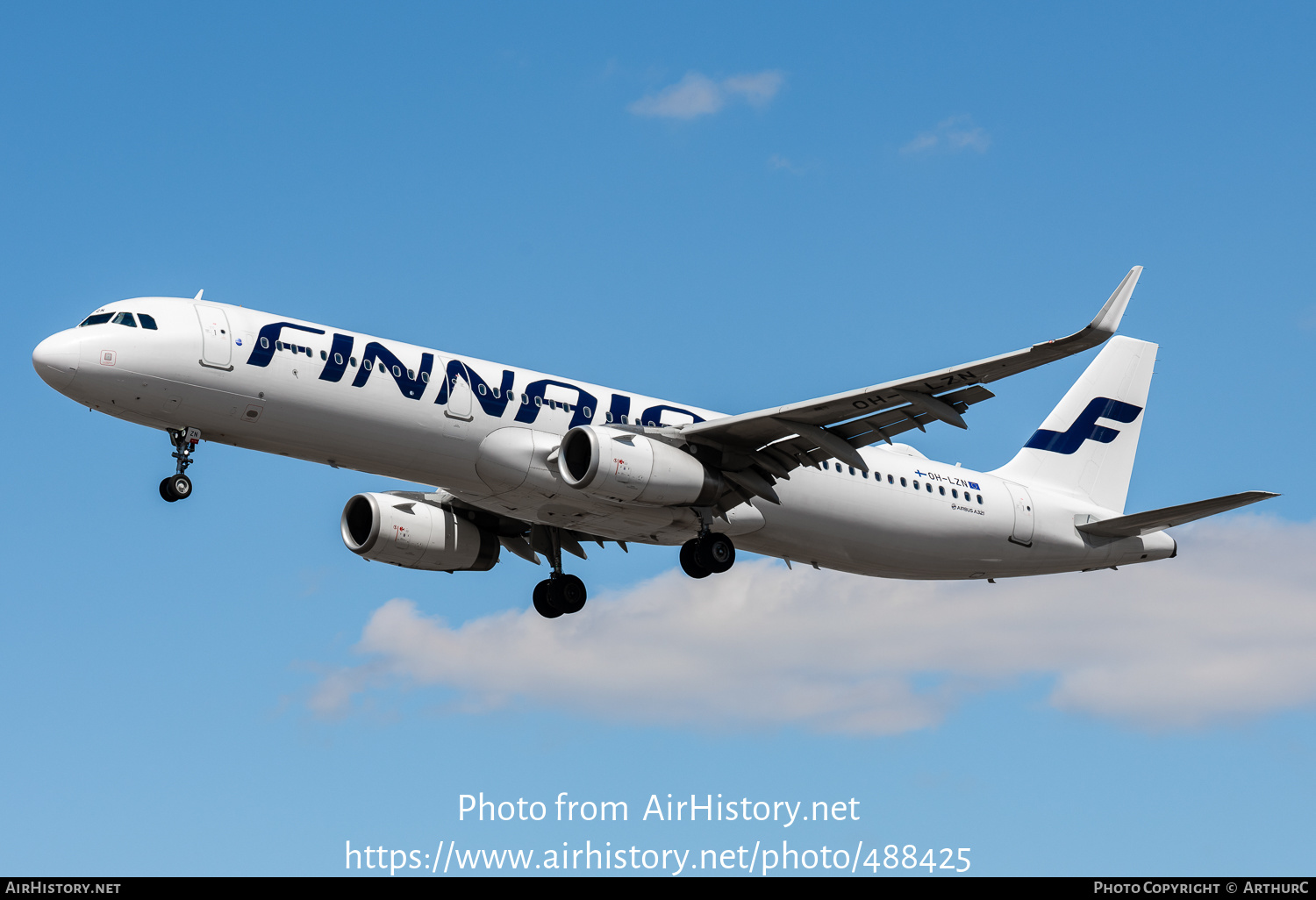 Aircraft Photo of OH-LZN | Airbus A321-231 | Finnair | AirHistory.net #488425