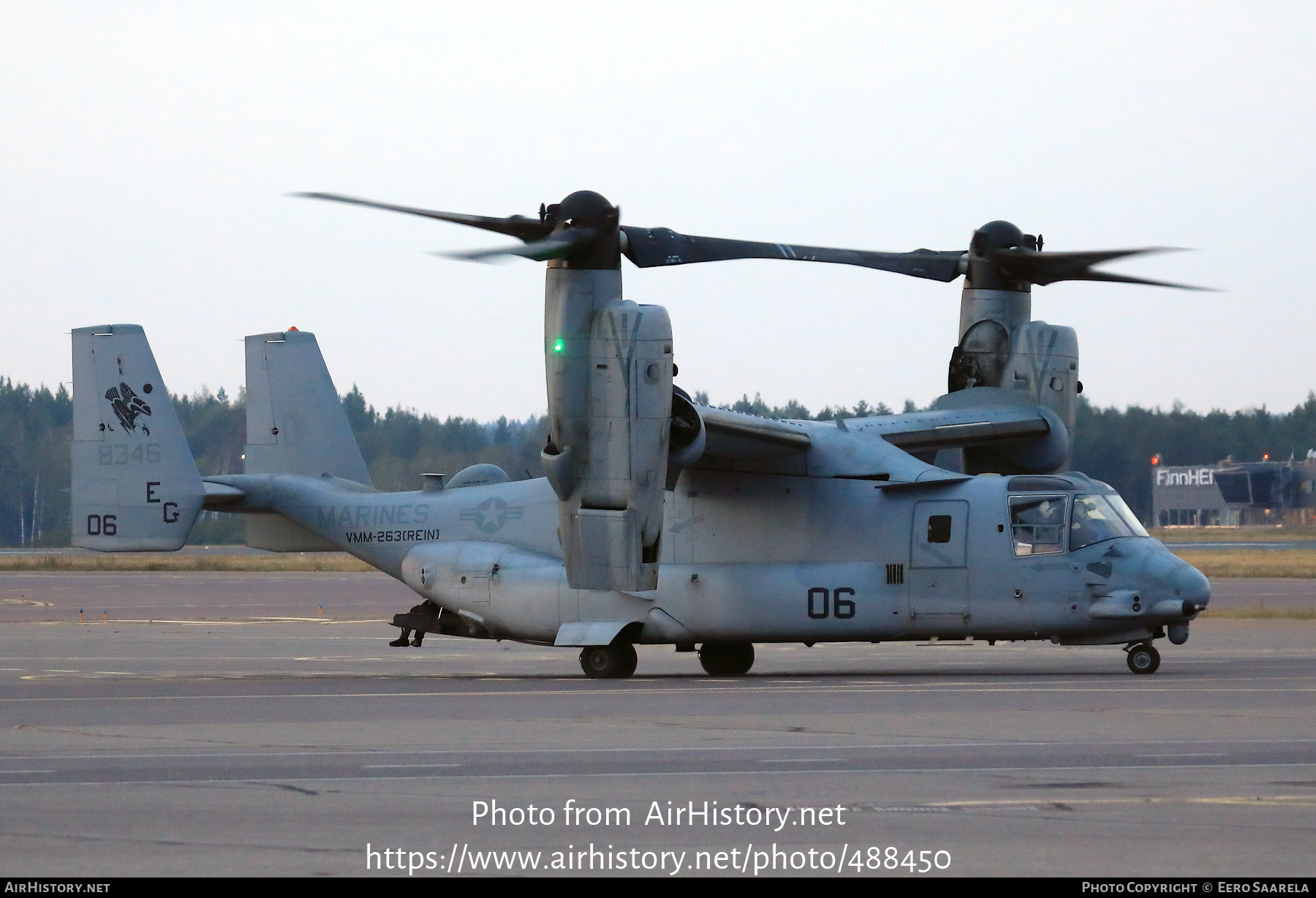 Aircraft Photo of 168346 | Bell-Boeing MV-22B Osprey | USA - Marines | AirHistory.net #488450