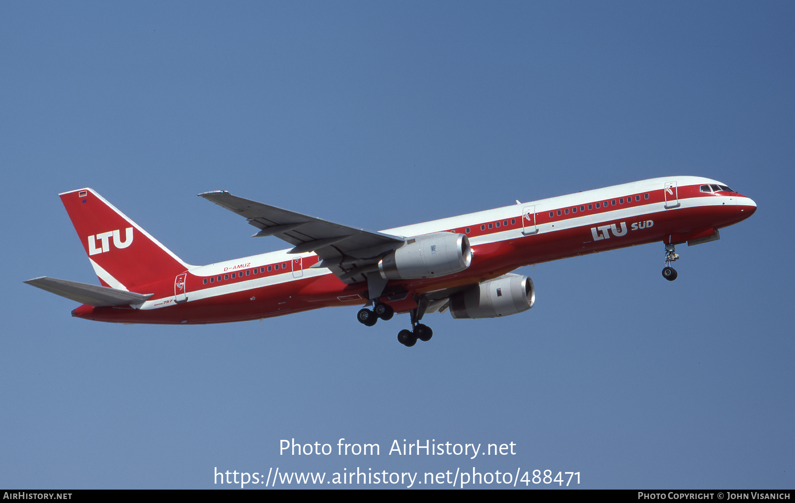 Aircraft Photo of D-AMUZ | Boeing 757-2G5 | LTU Süd - Lufttransport-Unternehmen | AirHistory.net #488471