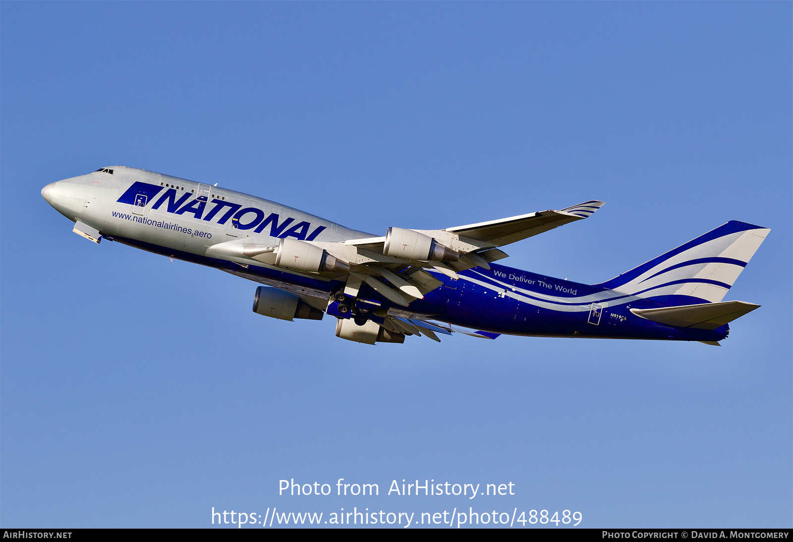 Aircraft Photo of N919CA | Boeing 747-428F/SCD | National Airlines | AirHistory.net #488489