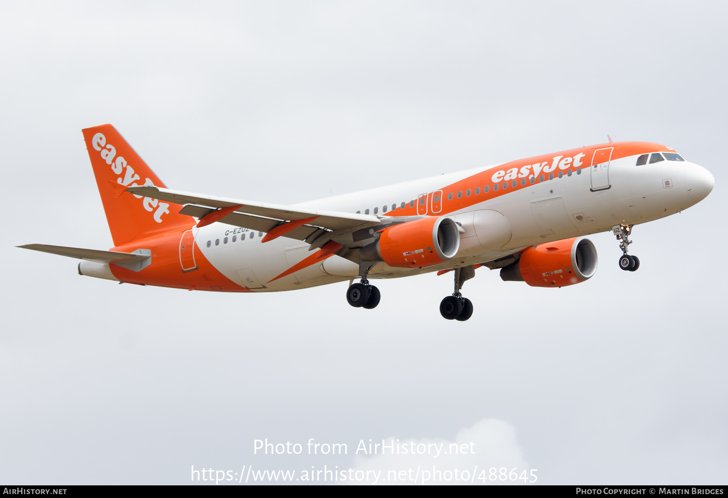 Aircraft Photo of G-EZOZ | Airbus A320-214 | EasyJet | AirHistory.net #488645