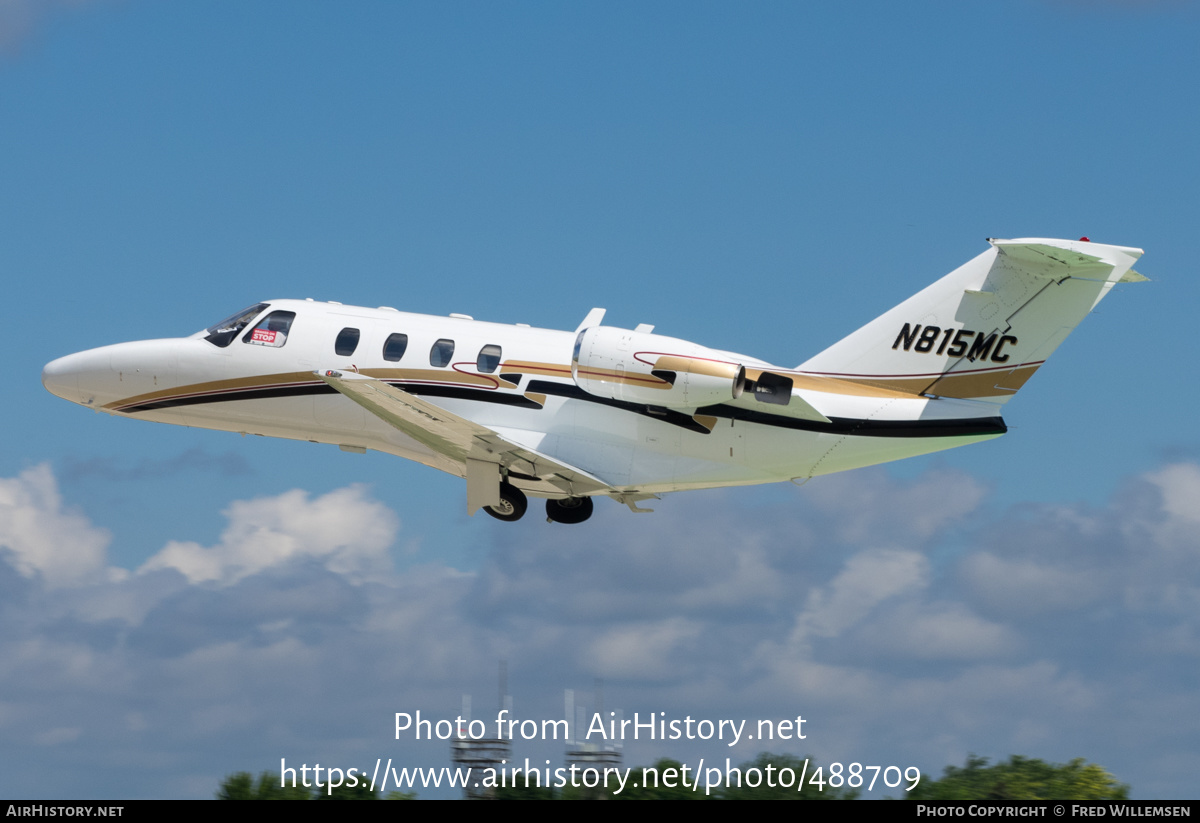 Aircraft Photo of N815MC | Cessna 525 CitationJet | AirHistory.net #488709