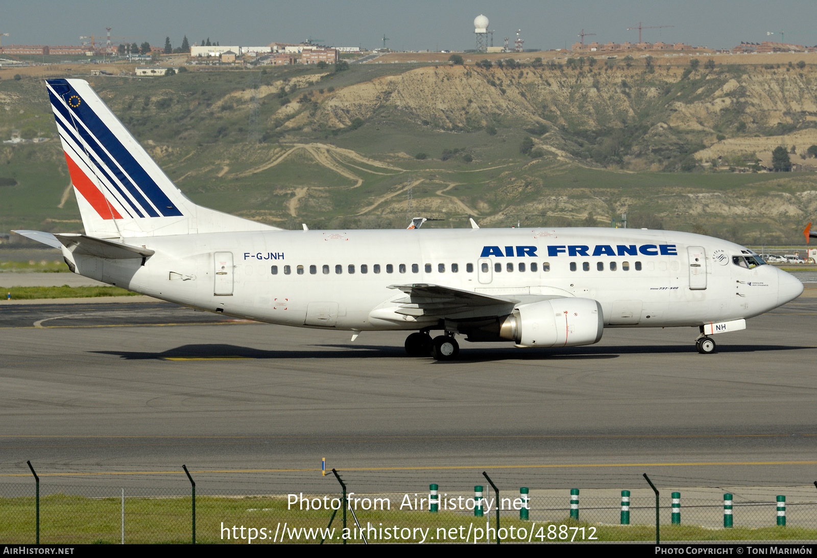 Aircraft Photo of F-GJNH | Boeing 737-528 | Air France | AirHistory.net #488712