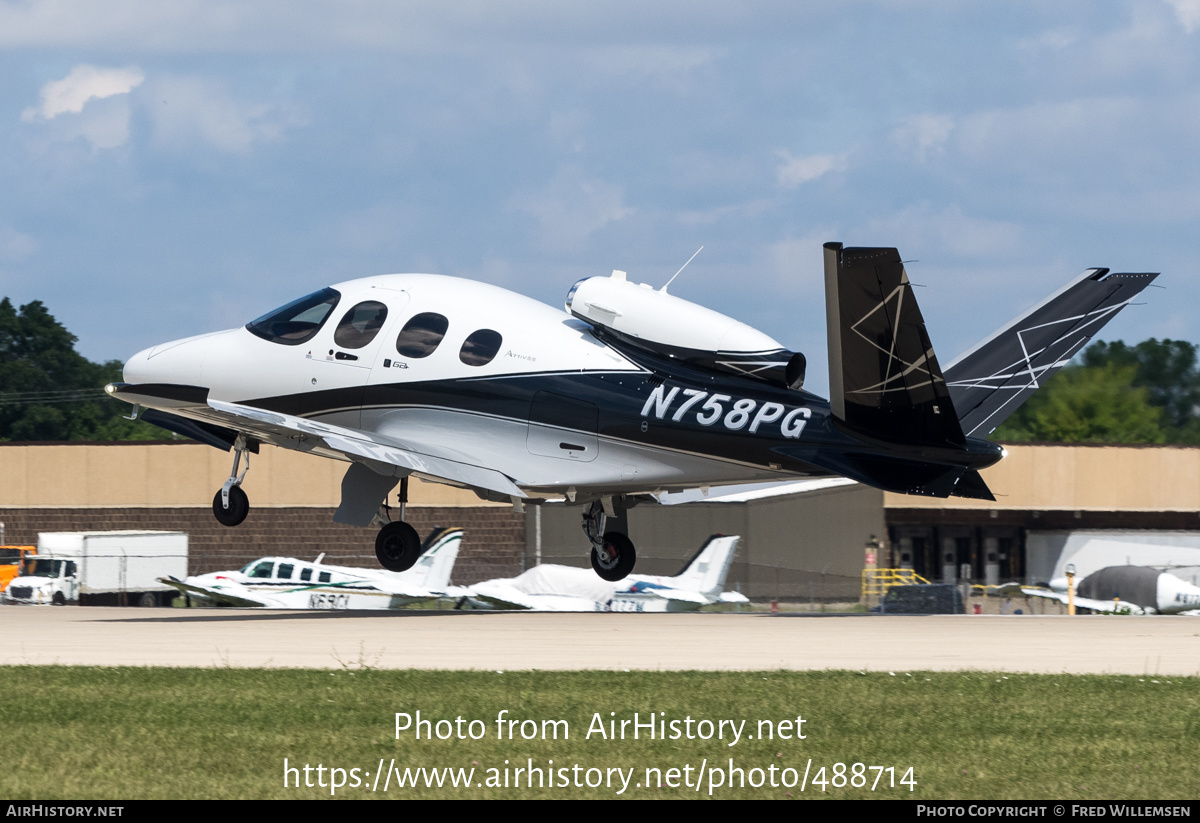 Aircraft Photo of N758PG | Cirrus SF-50 Vision G2+ Arrivee | AirHistory.net #488714