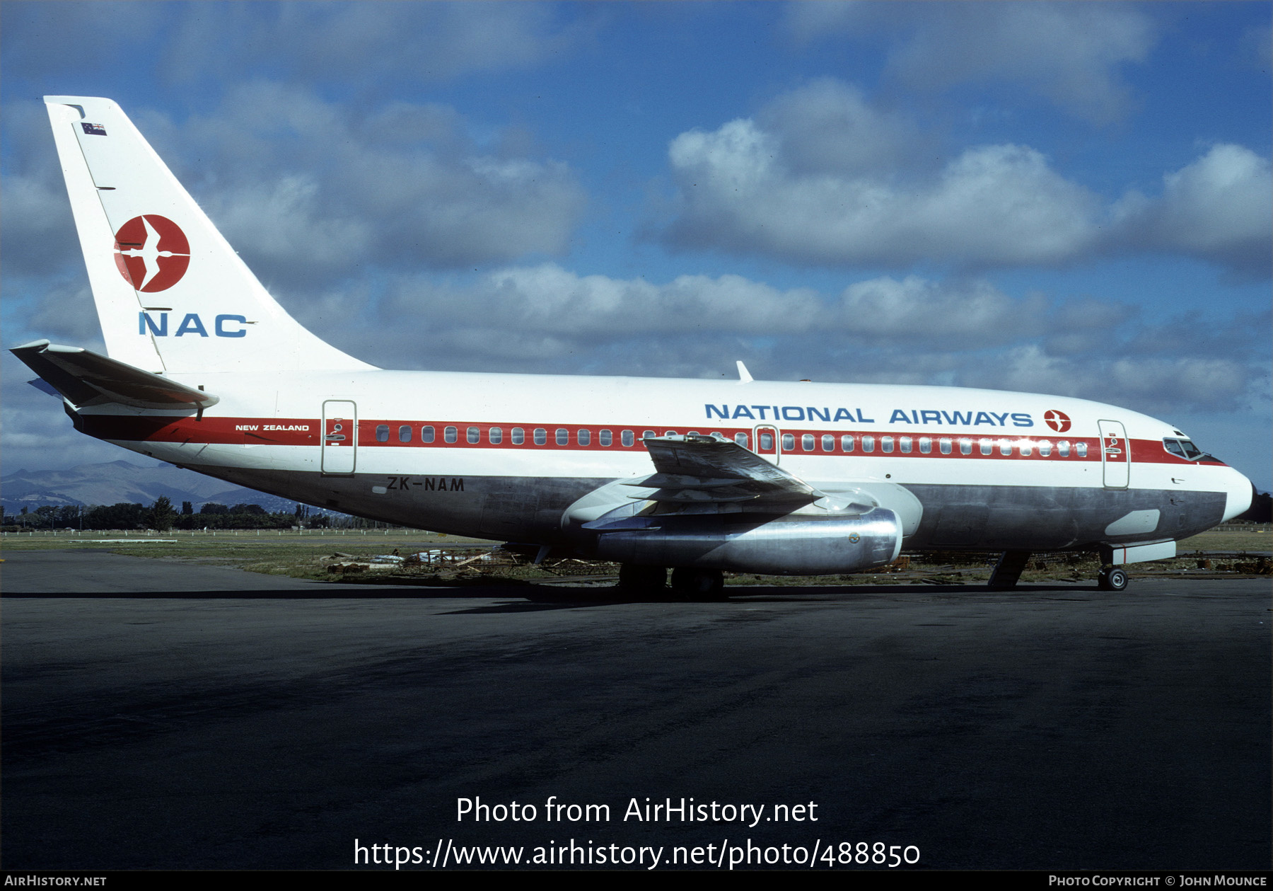 Aircraft Photo of ZK-NAM | Boeing 737-222 | New Zealand National Airways Corporation - NAC | AirHistory.net #488850