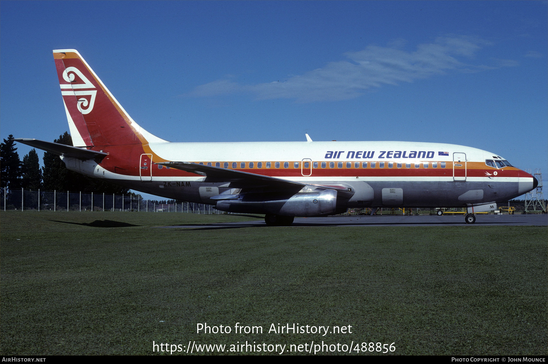 Aircraft Photo of ZK-NAM | Boeing 737-222 | Air New Zealand | AirHistory.net #488856