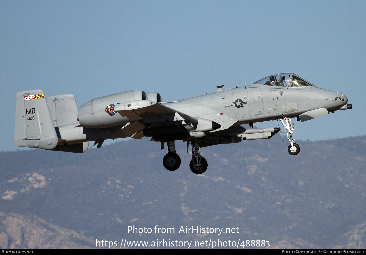 Aircraft Photo of 79-0108 / AF79-108 | Fairchild A-10C Thunderbolt II | USA - Air Force | AirHistory.net #488883