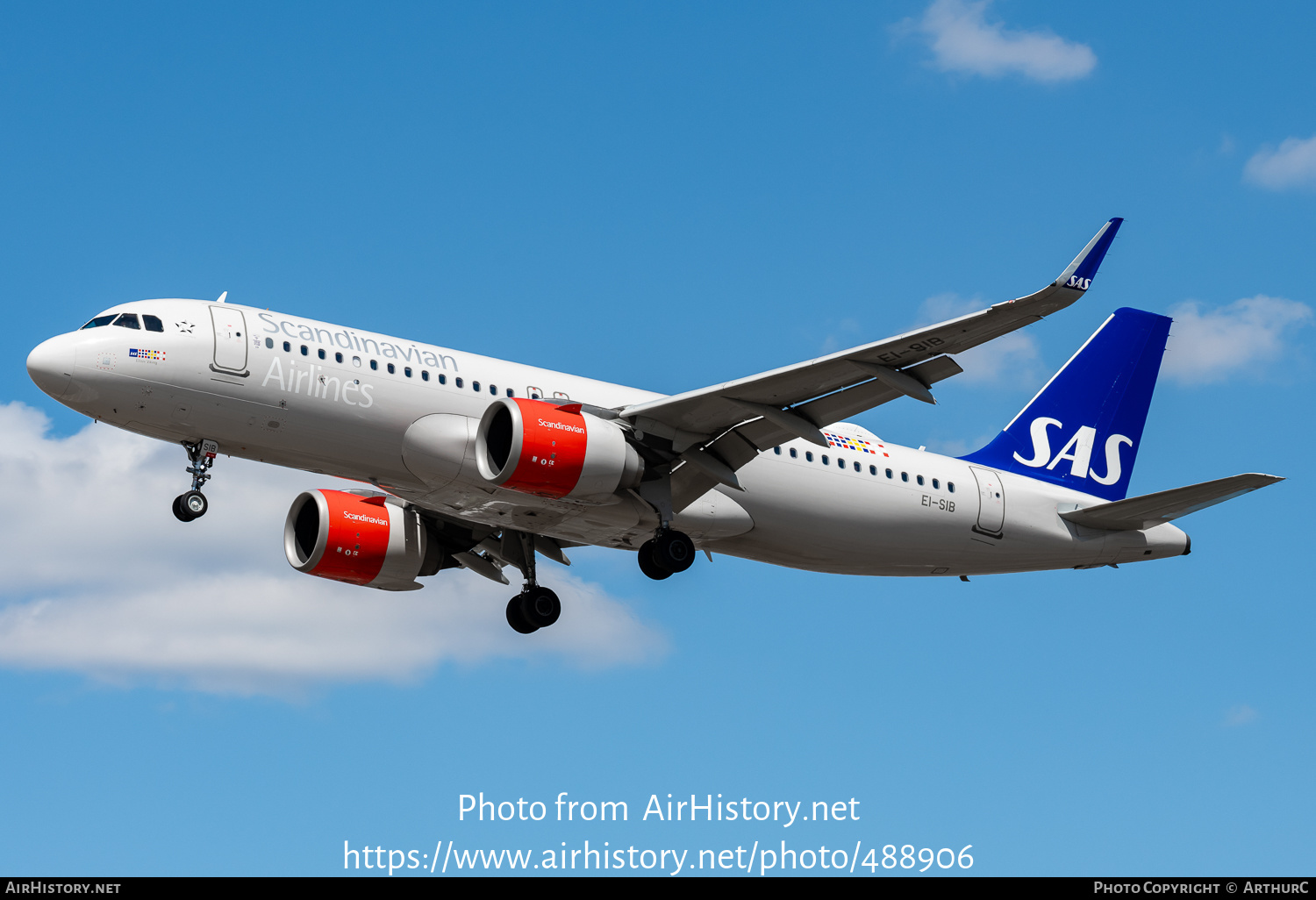 Aircraft Photo of EI-SIB | Airbus A320-251N | Scandinavian Airlines - SAS | AirHistory.net #488906