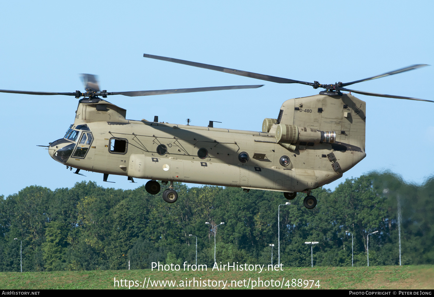 Aircraft Photo of D-480 | Boeing CH-47F Chinook (414) | Netherlands - Air Force | AirHistory.net #488974