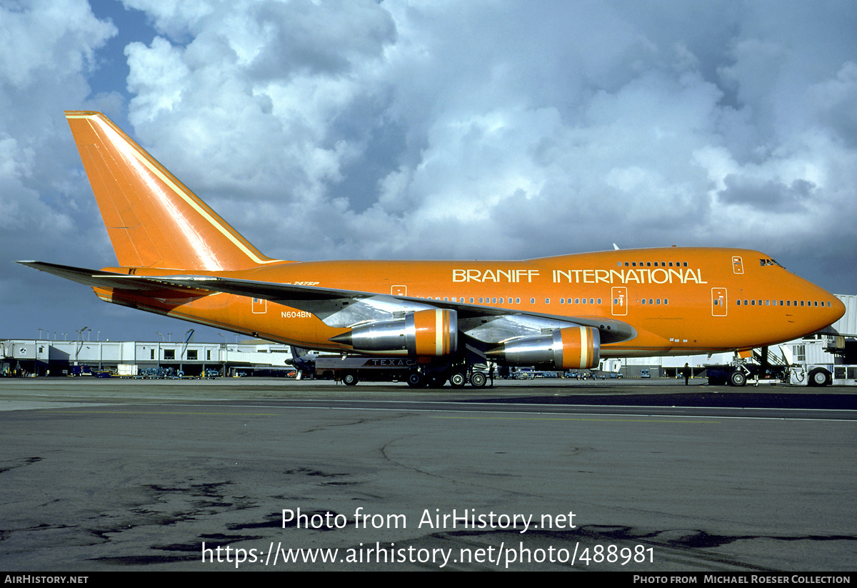 Aircraft Photo of N604BN | Boeing 747SP-27 | Braniff International Airways | AirHistory.net #488981