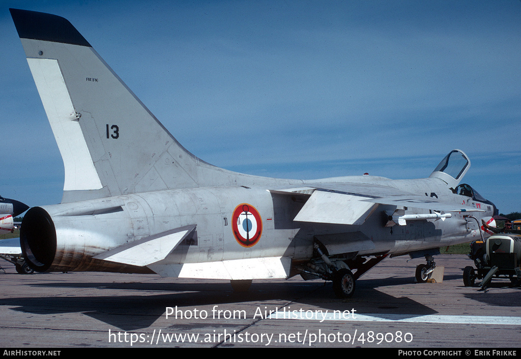 Aircraft Photo of 13 | Vought F-8E(FN) Crusader | France - Navy | AirHistory.net #489080