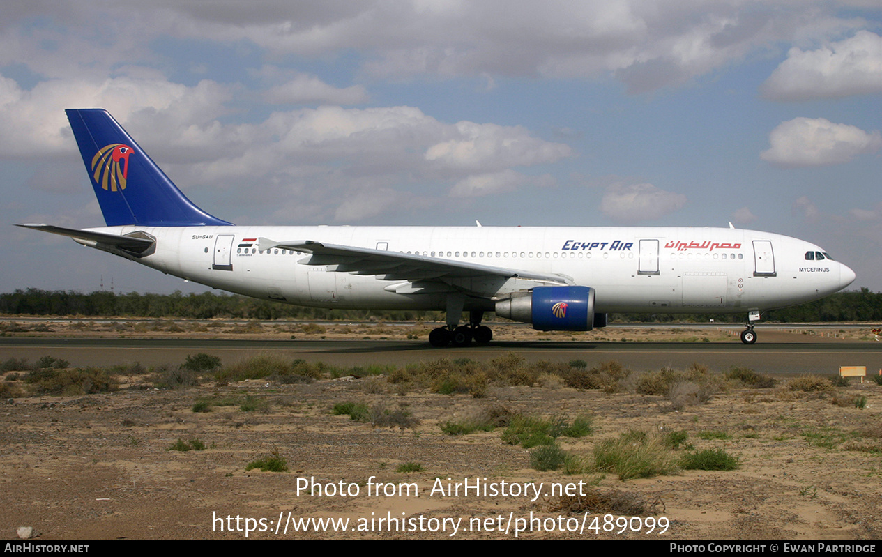 Aircraft Photo of SU-GAU | Airbus A300B4-622R | EgyptAir | AirHistory.net #489099