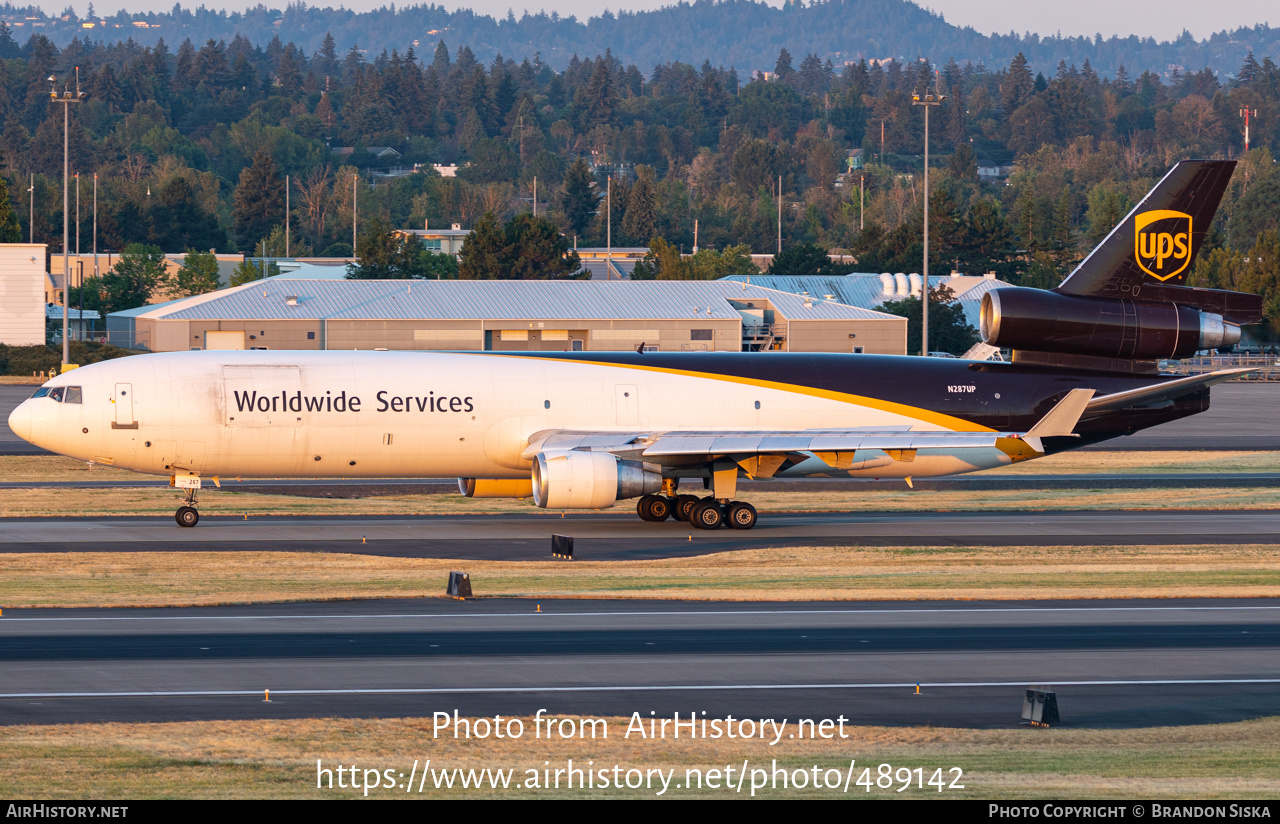 Aircraft Photo of N287UP | McDonnell Douglas MD-11/F | United Parcel Service - UPS | AirHistory.net #489142