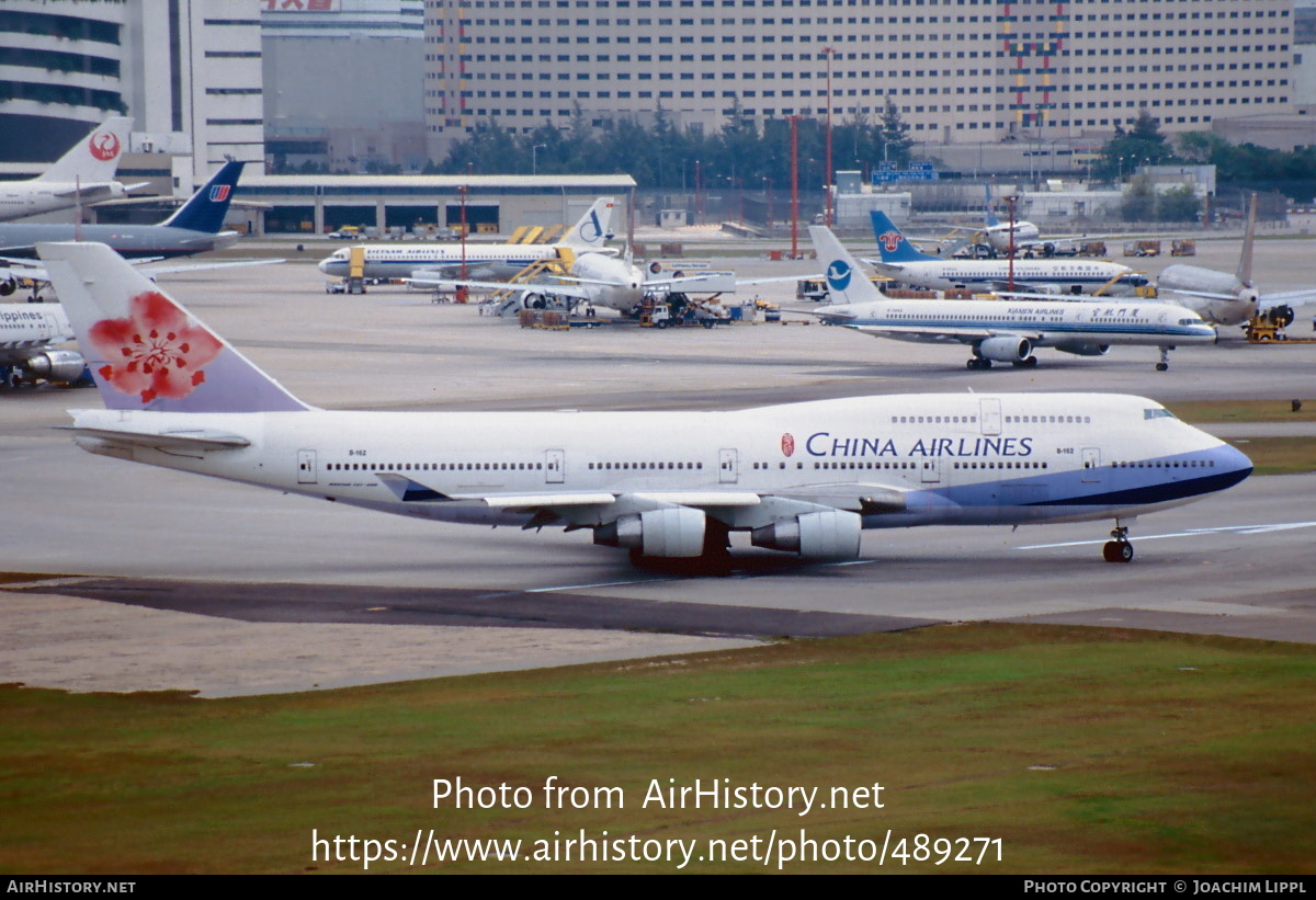 Aircraft Photo of B-162 | Boeing 747-409 | China Airlines | AirHistory.net #489271