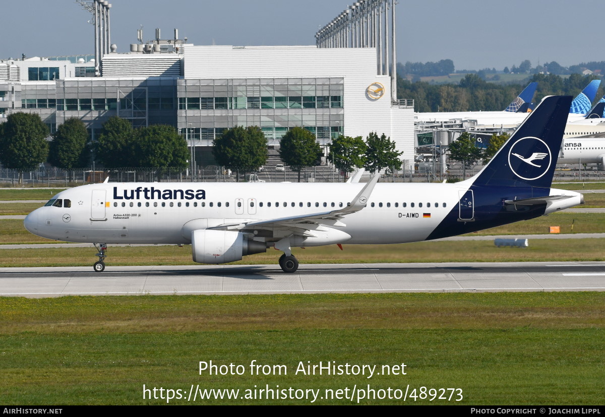 Aircraft Photo of D-AIWD | Airbus A320-214 | Lufthansa | AirHistory.net #489273