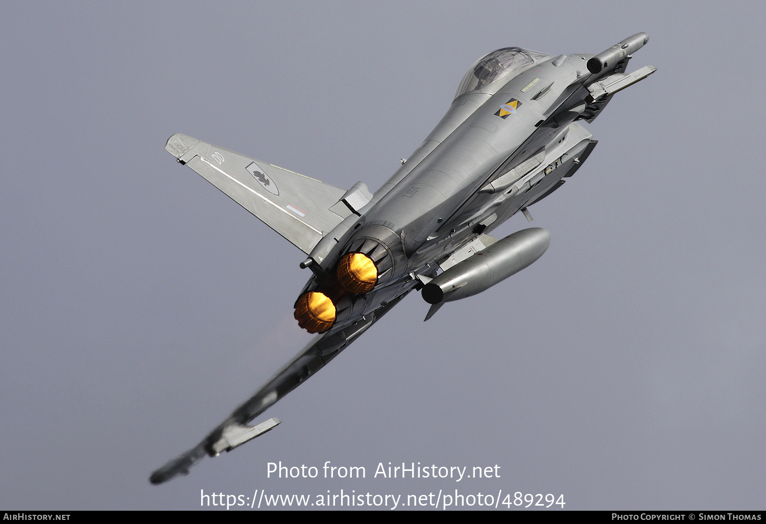 Aircraft Photo of ZJ924 | Eurofighter EF-2000 Typhoon FGR4 | UK - Air Force | AirHistory.net #489294