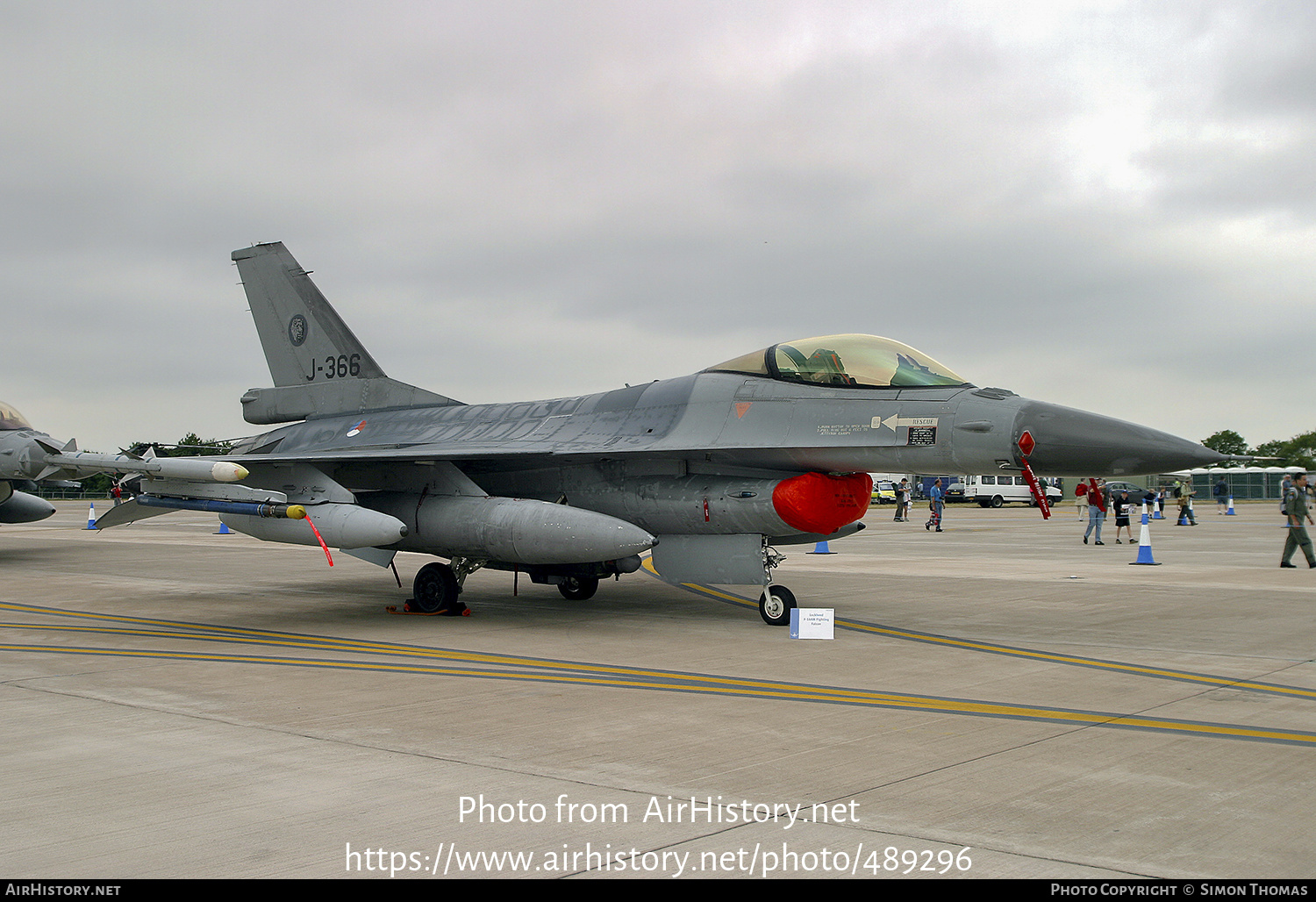 Aircraft Photo of J-366 | General Dynamics F-16AM Fighting Falcon | Netherlands - Air Force | AirHistory.net #489296