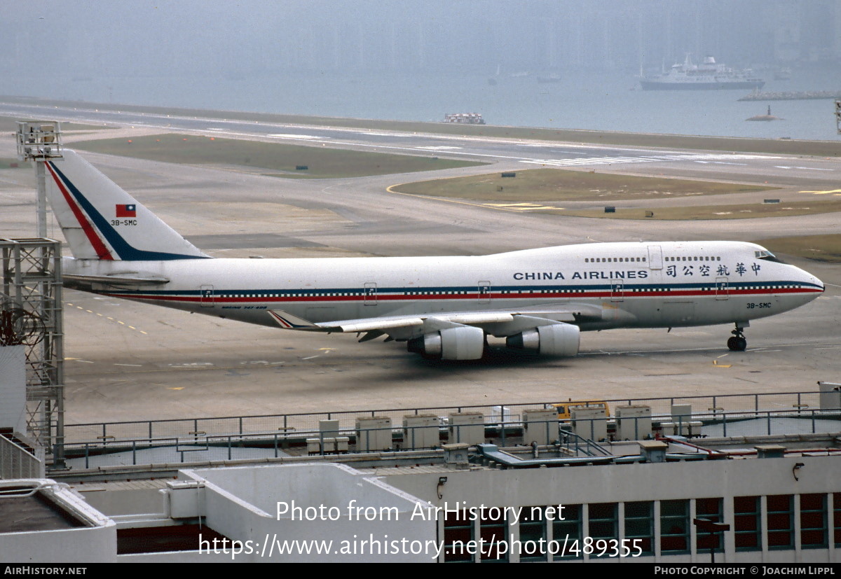 Aircraft Photo of 3B-SMC | Boeing 747-412 | China Airlines | AirHistory.net #489355