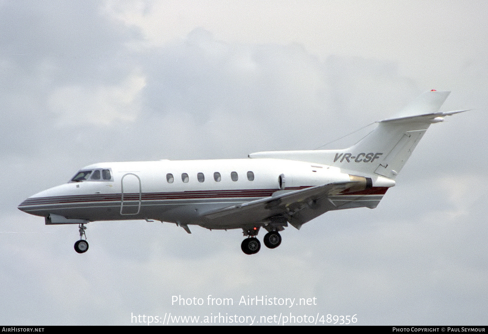 Aircraft Photo of VR-CSF | Hawker Siddeley HS-125-600A | AirHistory.net #489356