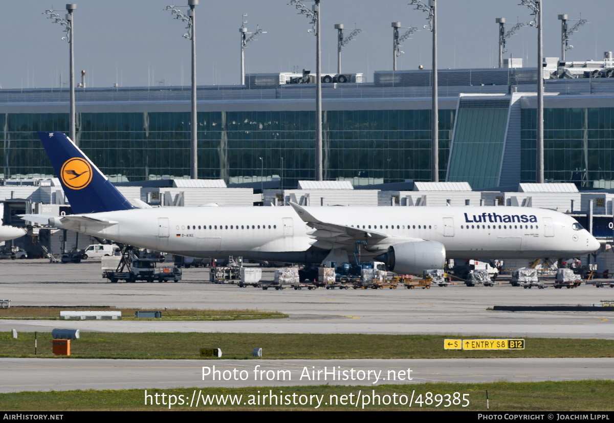 Aircraft Photo of D-AIXE | Airbus A350-941 | Lufthansa | AirHistory.net #489385