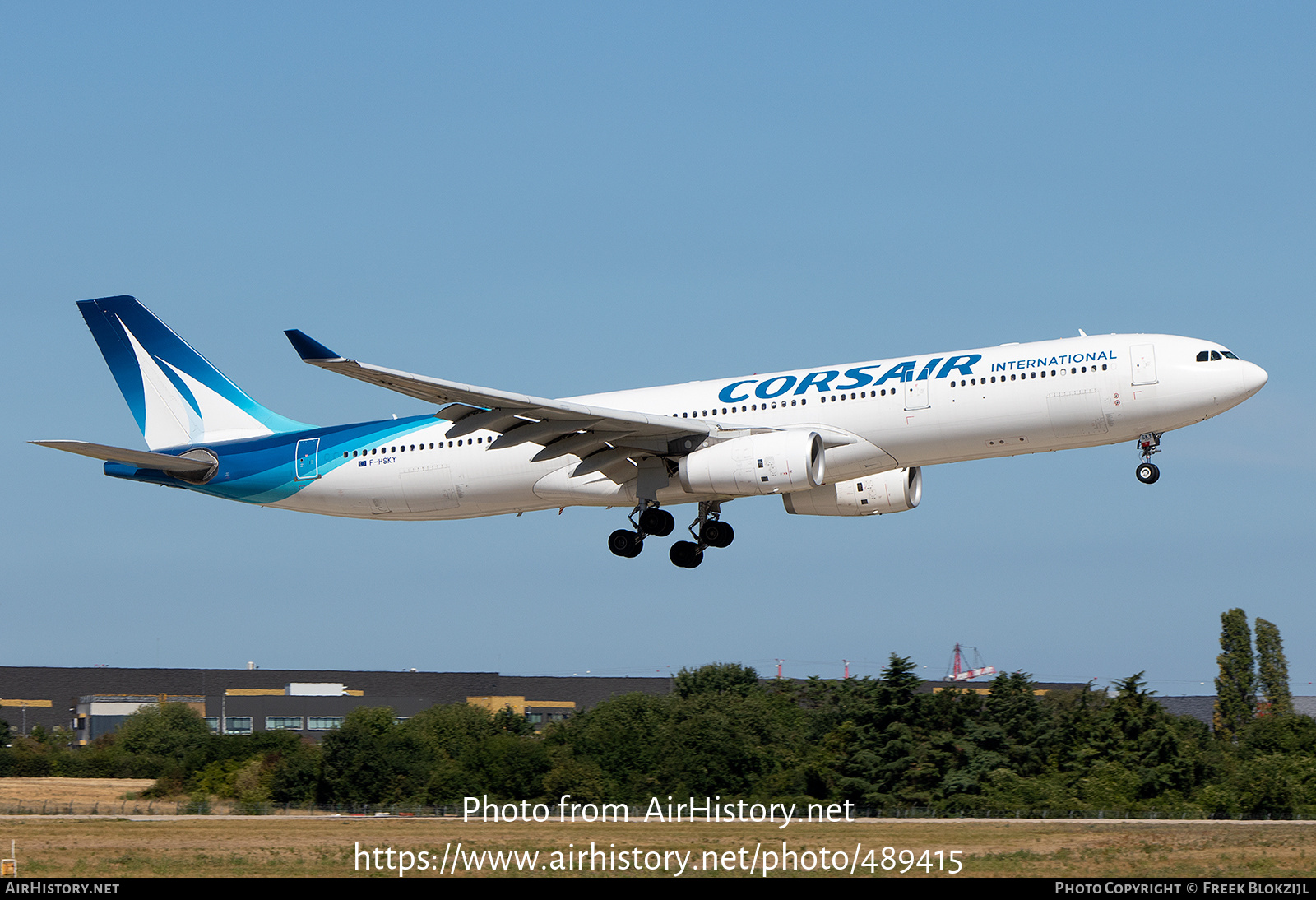 Aircraft Photo of F-HSKY | Airbus A330-343 | Corsair International | AirHistory.net #489415