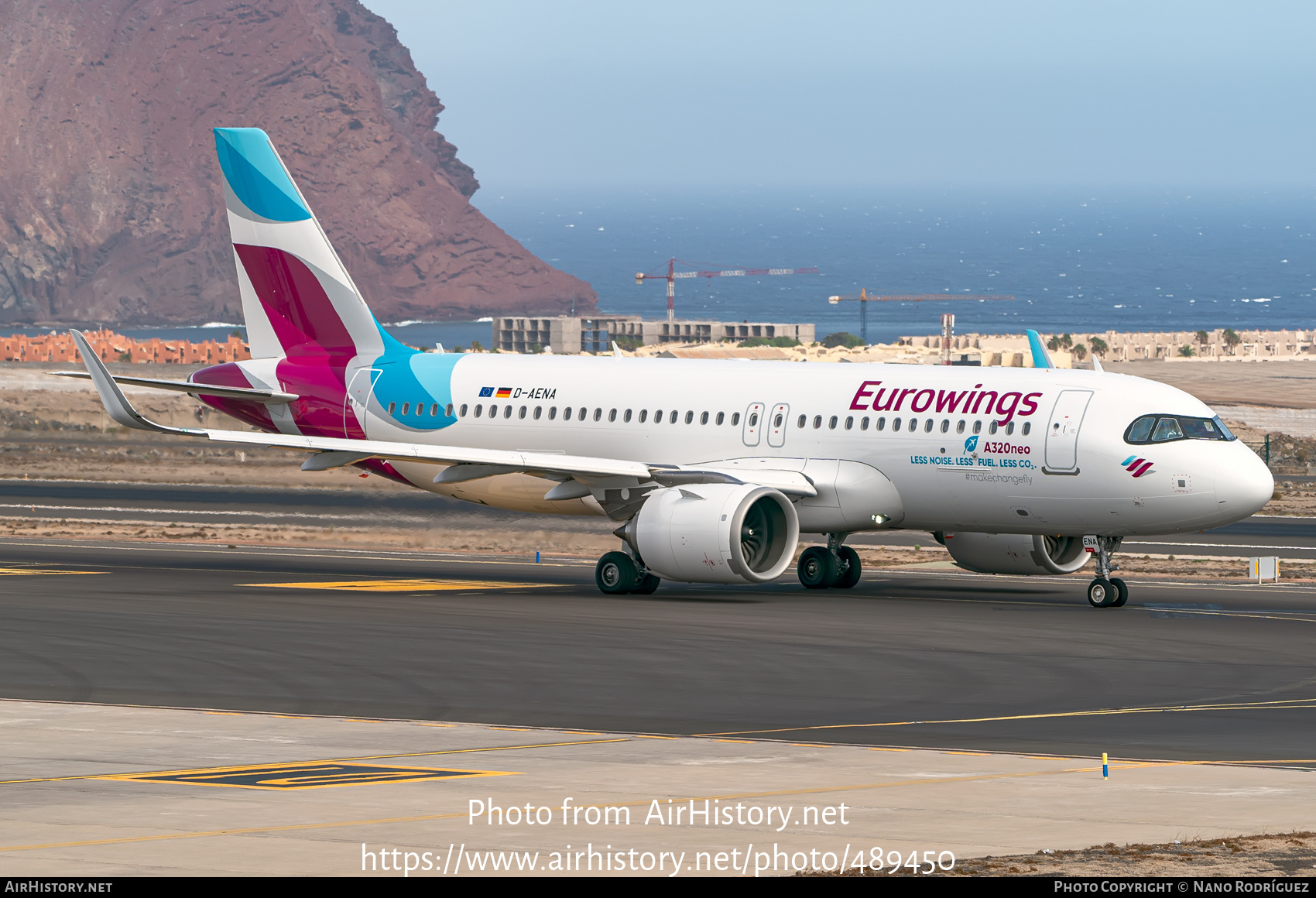 Aircraft Photo of D-AENA | Airbus A320-251N | Eurowings | AirHistory.net #489450