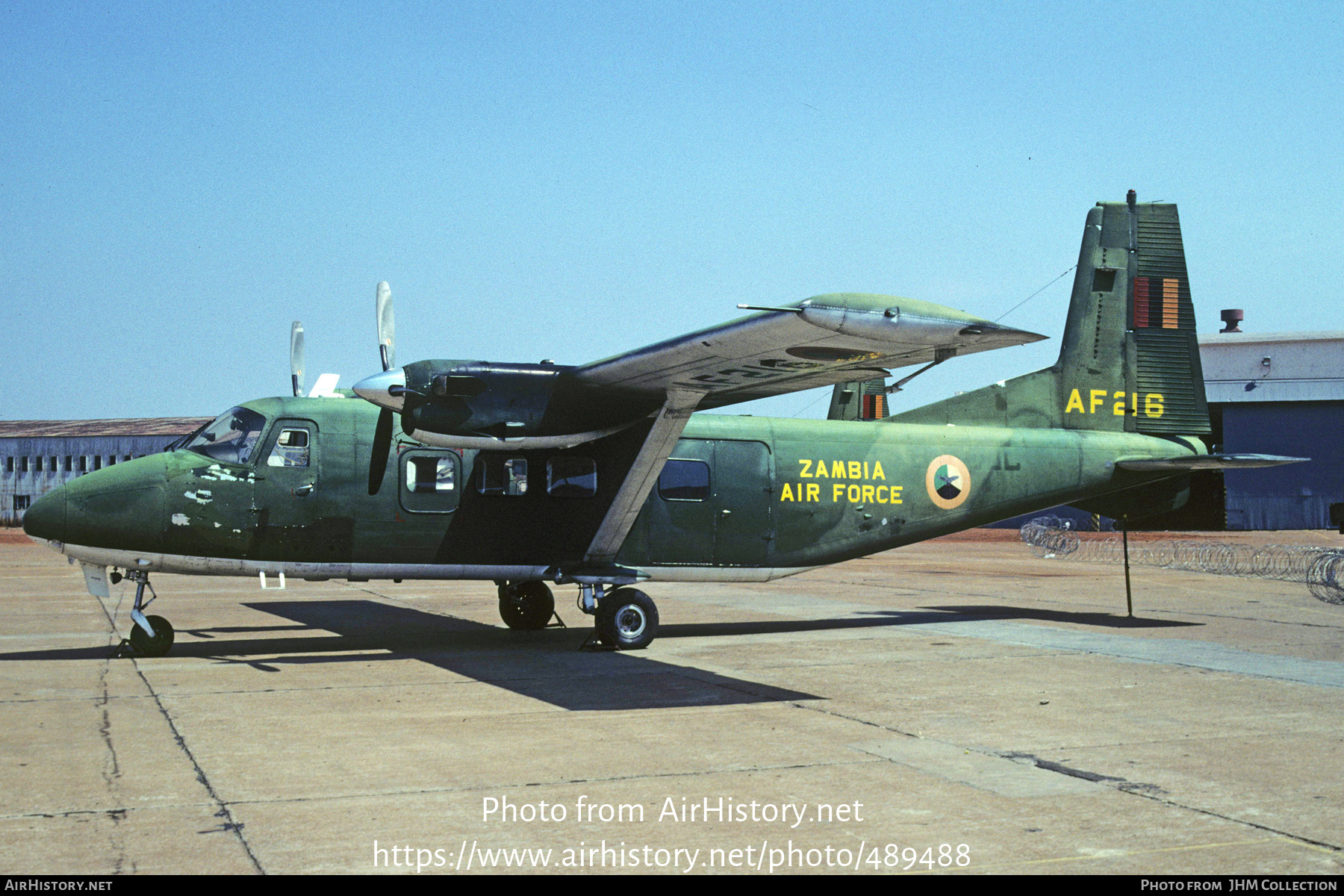 Aircraft Photo of AF216 | Harbin Y12-II | Zambia - Air Force | AirHistory.net #489488