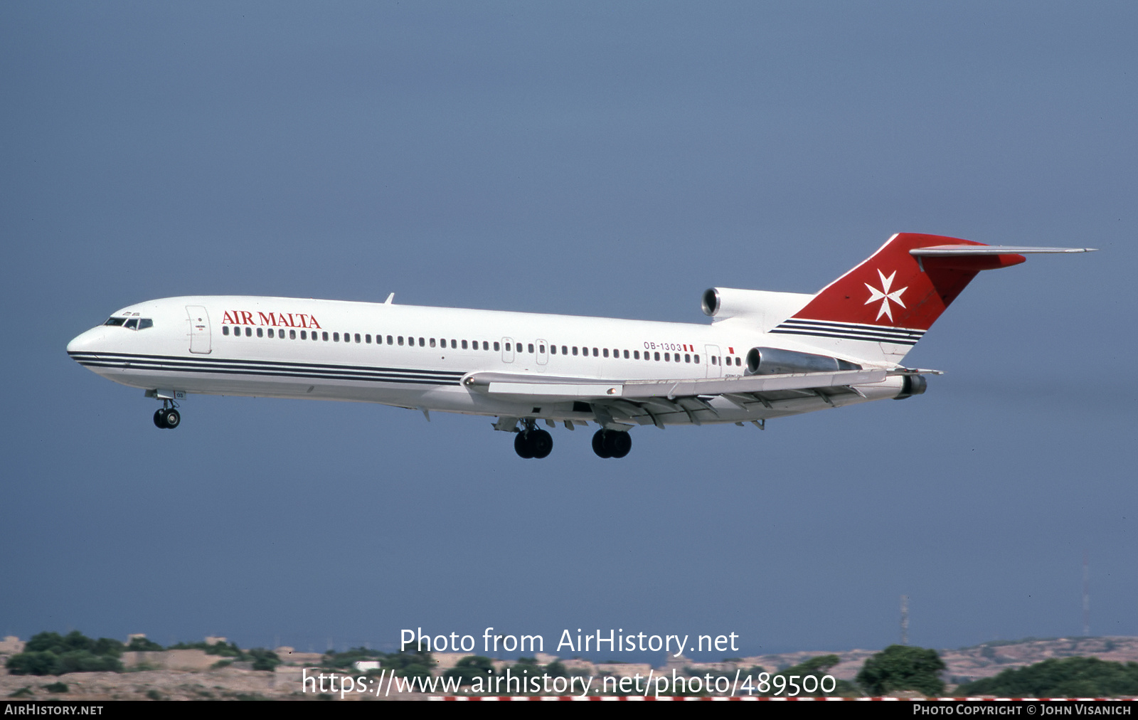 Aircraft Photo of OB-1303 | Boeing 727-247 | Air Malta | AirHistory.net #489500