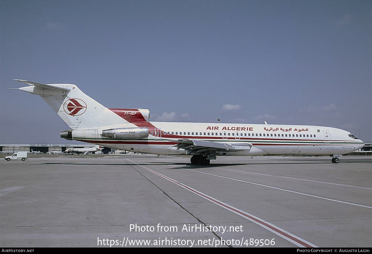 Aircraft Photo of 7T-VEP | Boeing 727-2D6/Adv | Air Algérie | AirHistory.net #489506