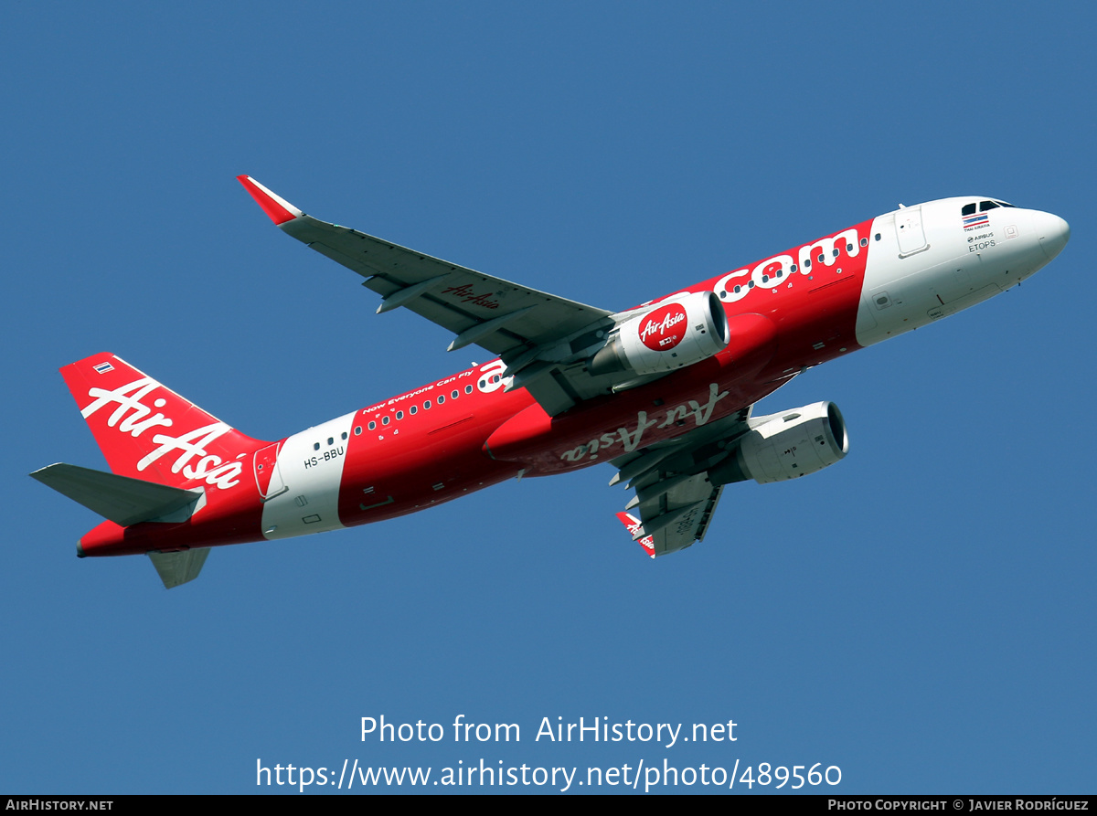 Aircraft Photo of HS-BBU | Airbus A320-216 | AirAsia | AirHistory.net #489560