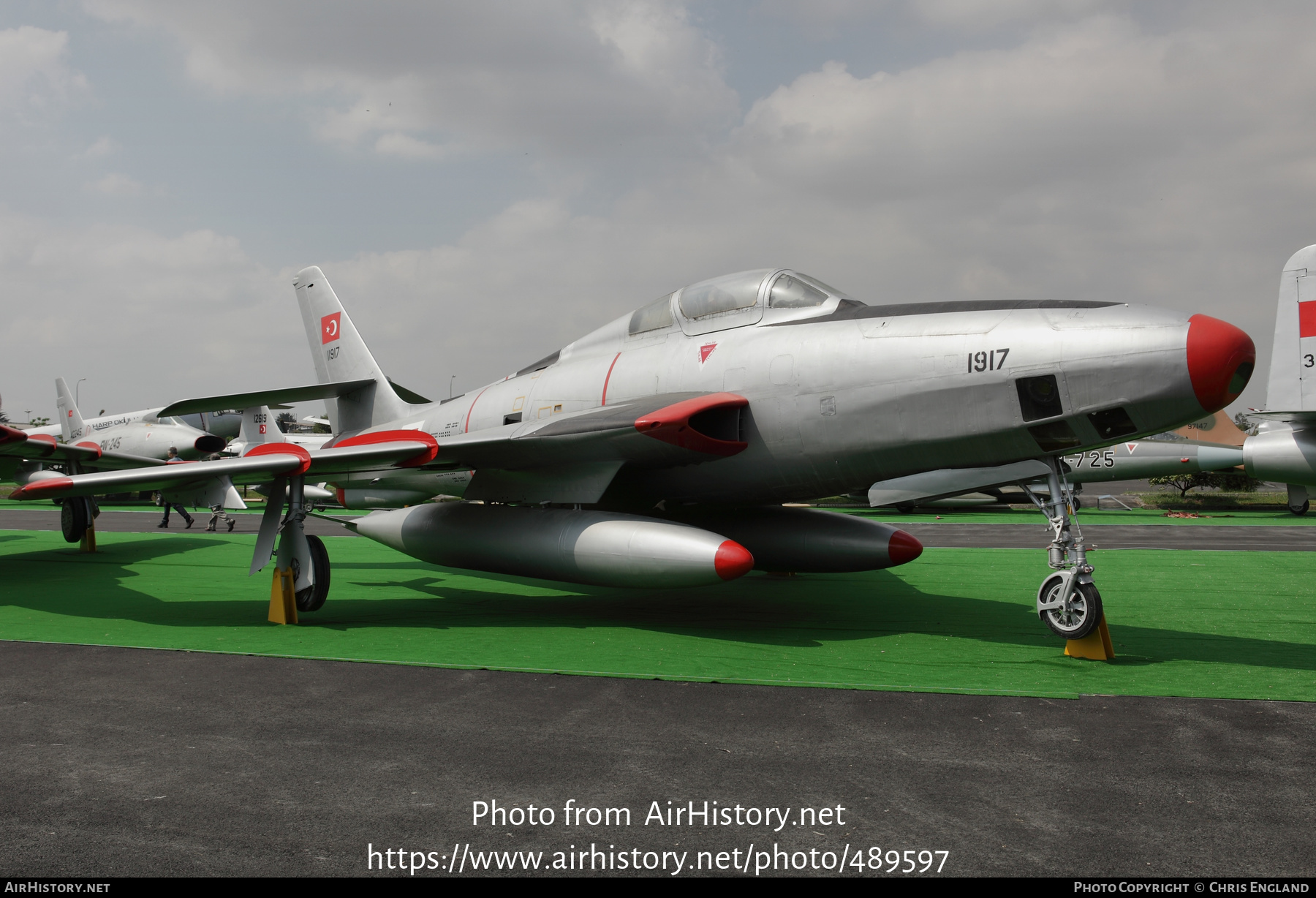 Aircraft Photo of 11917 | Republic RF-84F Thunderflash | Turkey - Air Force | AirHistory.net #489597