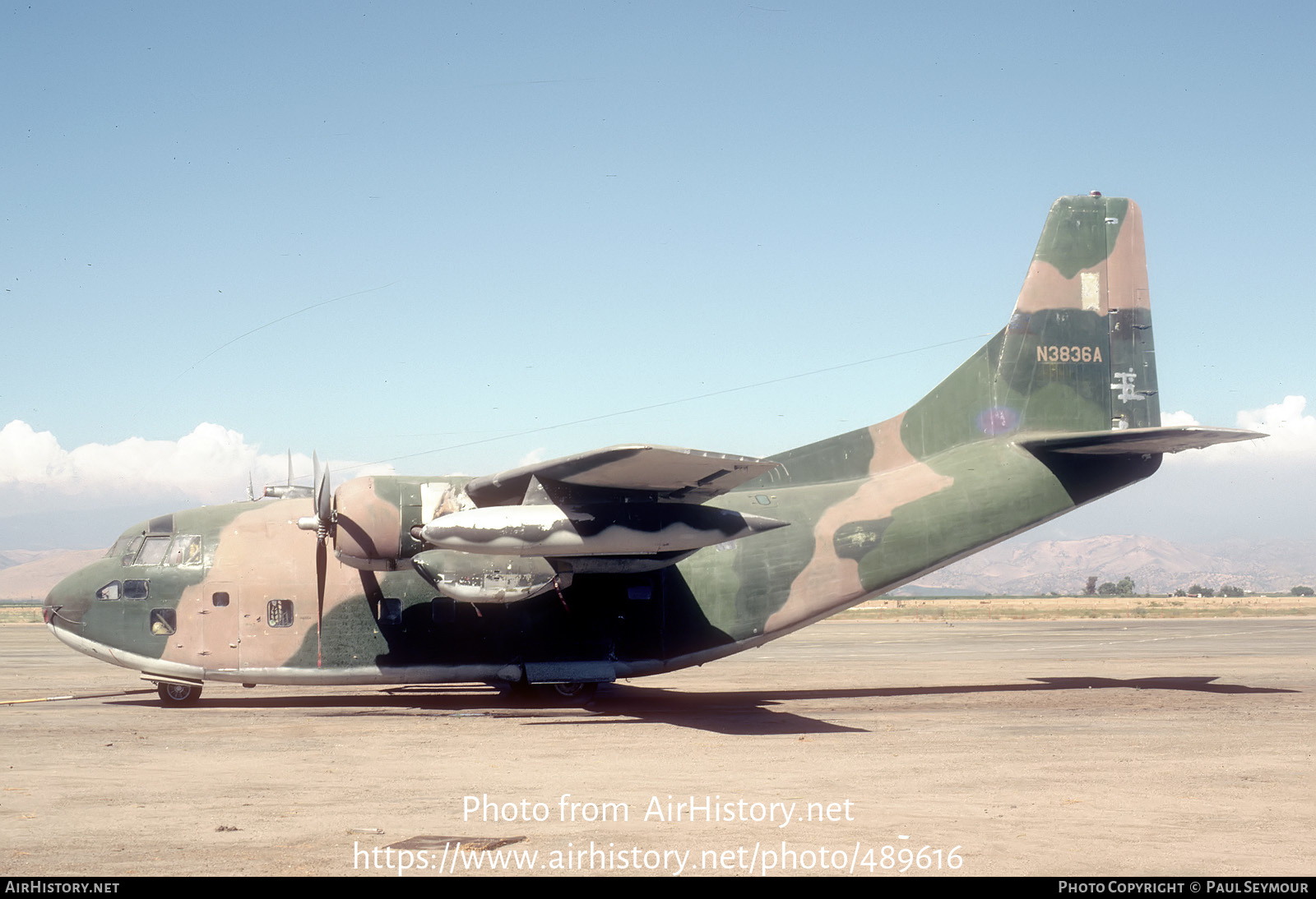 Aircraft Photo of N3836A | Fairchild C-123K Provider | AirHistory.net #489616