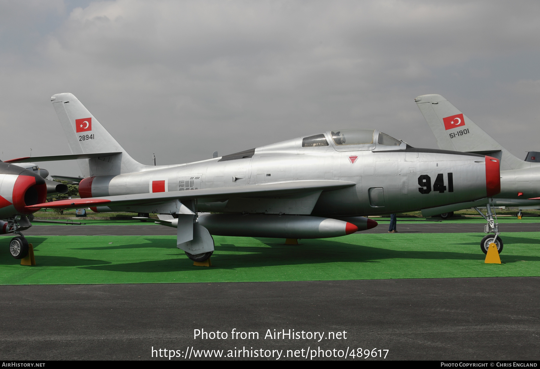 Aircraft Photo of 28941 | Republic F-84F Thunderstreak | Turkey - Air Force | AirHistory.net #489617