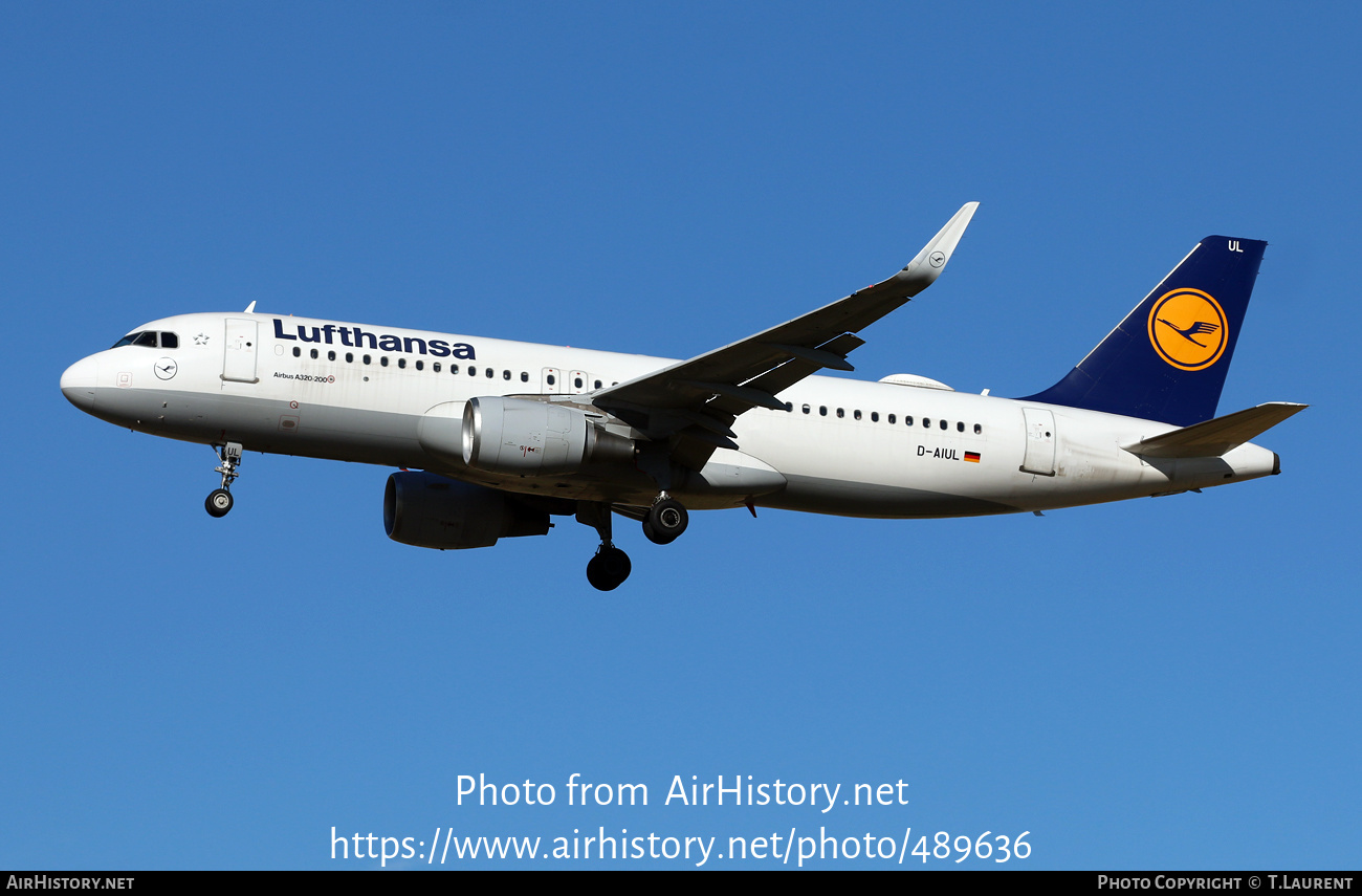 Aircraft Photo of D-AIUL | Airbus A320-214 | Lufthansa | AirHistory.net #489636