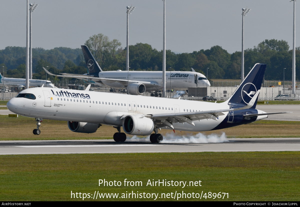 Aircraft Photo of D-AIEG | Airbus A321-271NX | Lufthansa | AirHistory.net #489671