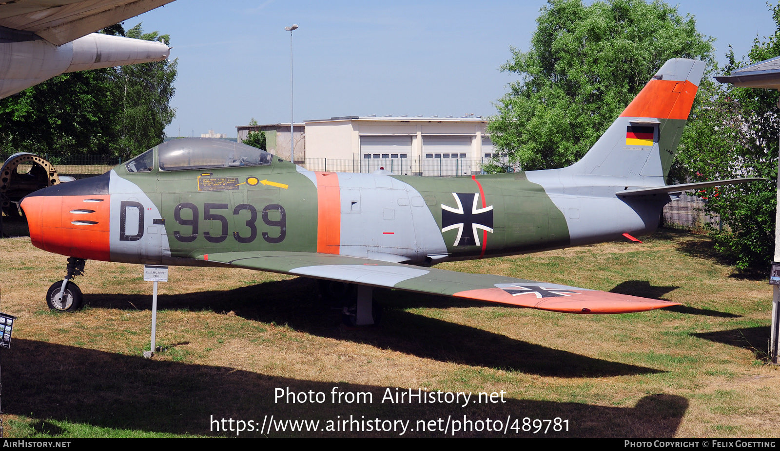 Aircraft Photo of D-9539 | Canadair CL-13B Sabre 6 | Germany - Air Force | AirHistory.net #489781