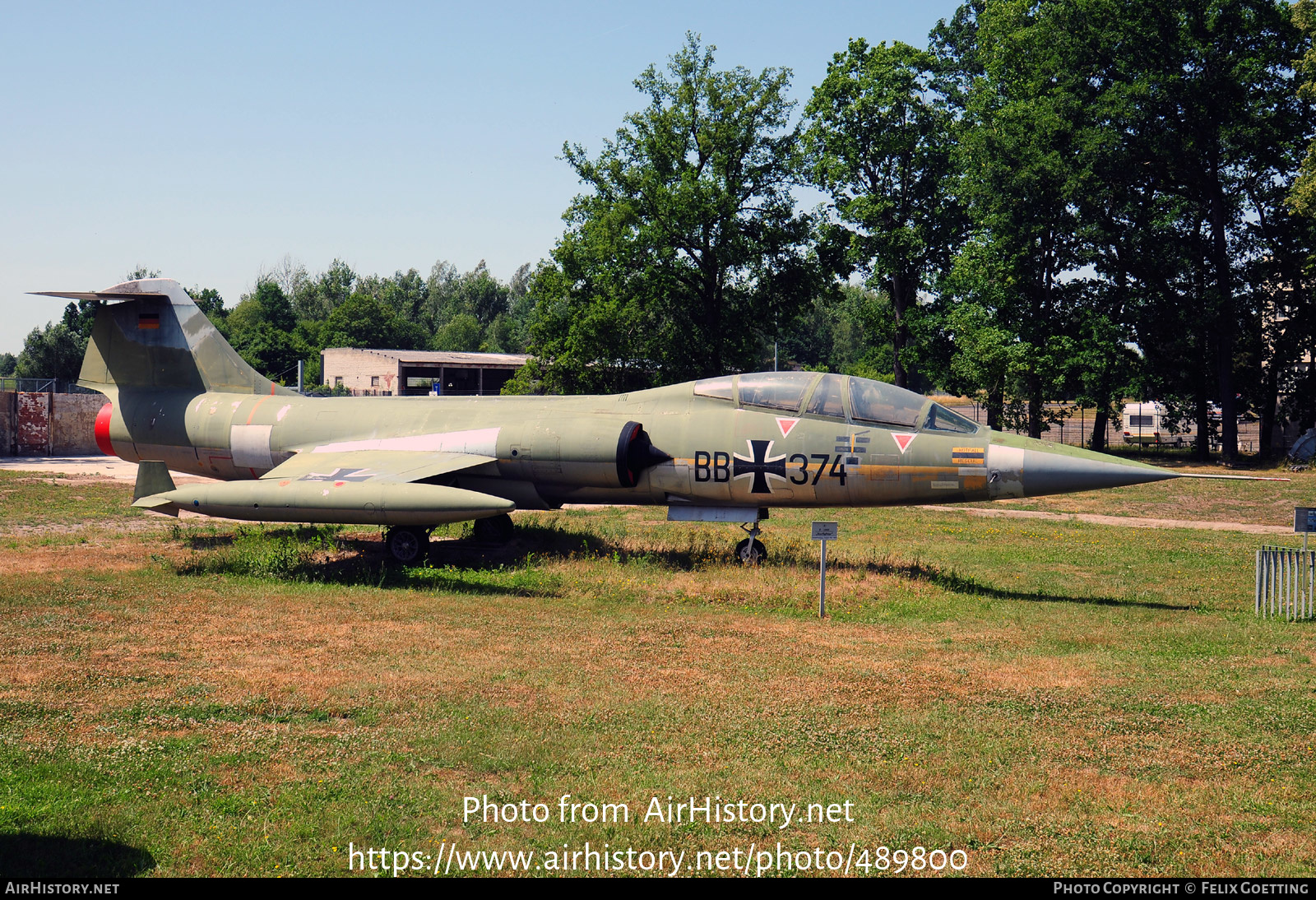 Aircraft Photo of BB-374 | Lockheed F-104F Starfighter | Germany - Air Force | AirHistory.net #489800