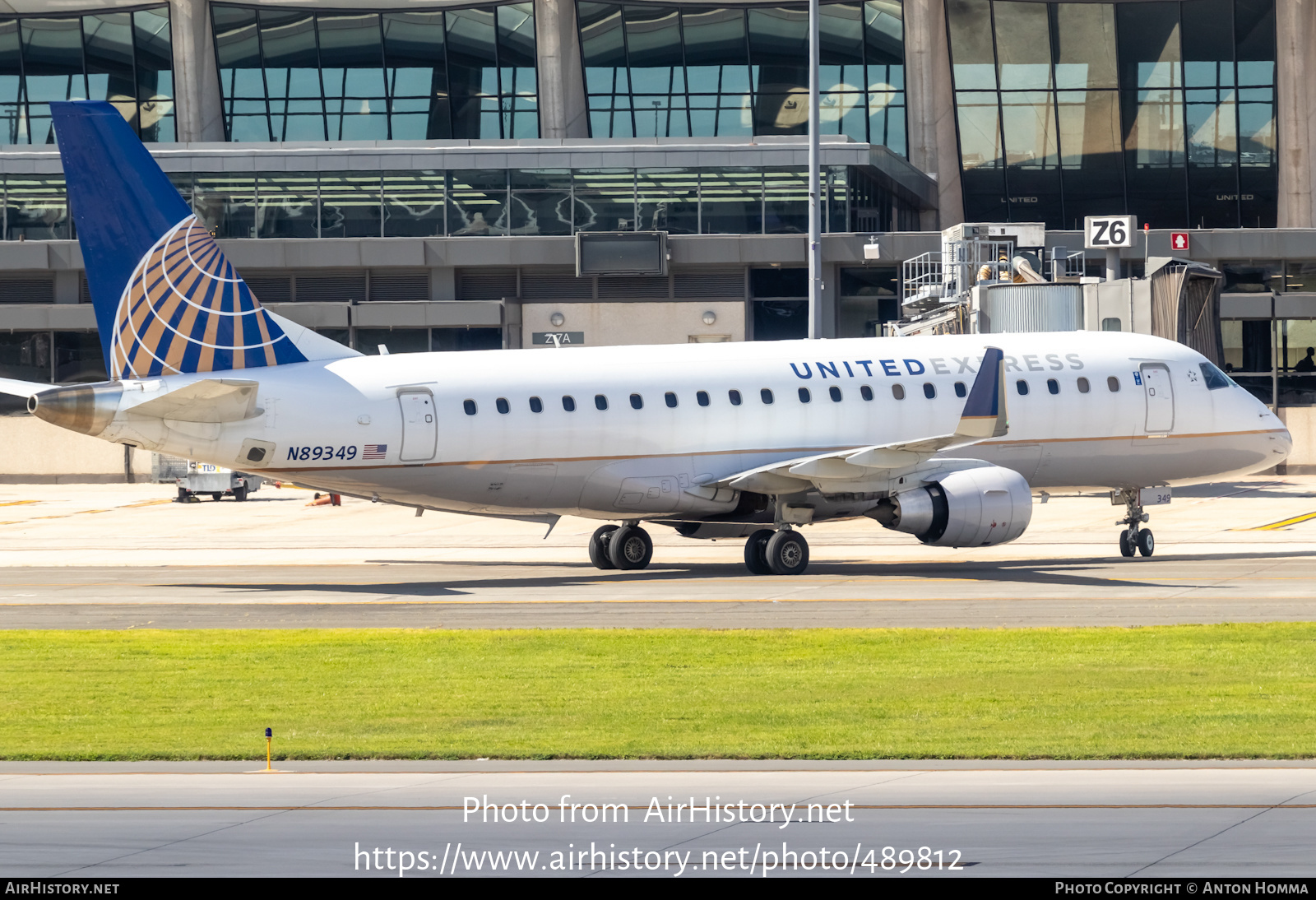 Aircraft Photo of N89349 | Embraer 175LR (ERJ-170-200LR) | United Express | AirHistory.net #489812