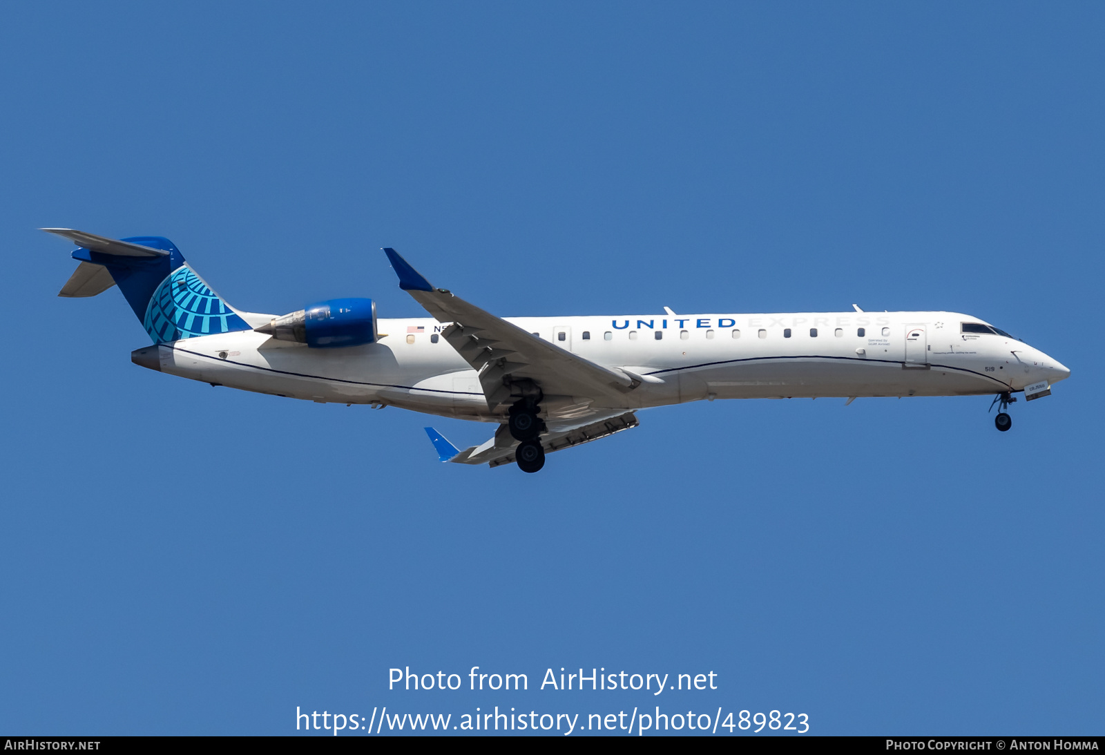 Aircraft Photo of N519GJ | Bombardier CRJ-550 (CL-600-2C11) | United Express | AirHistory.net #489823