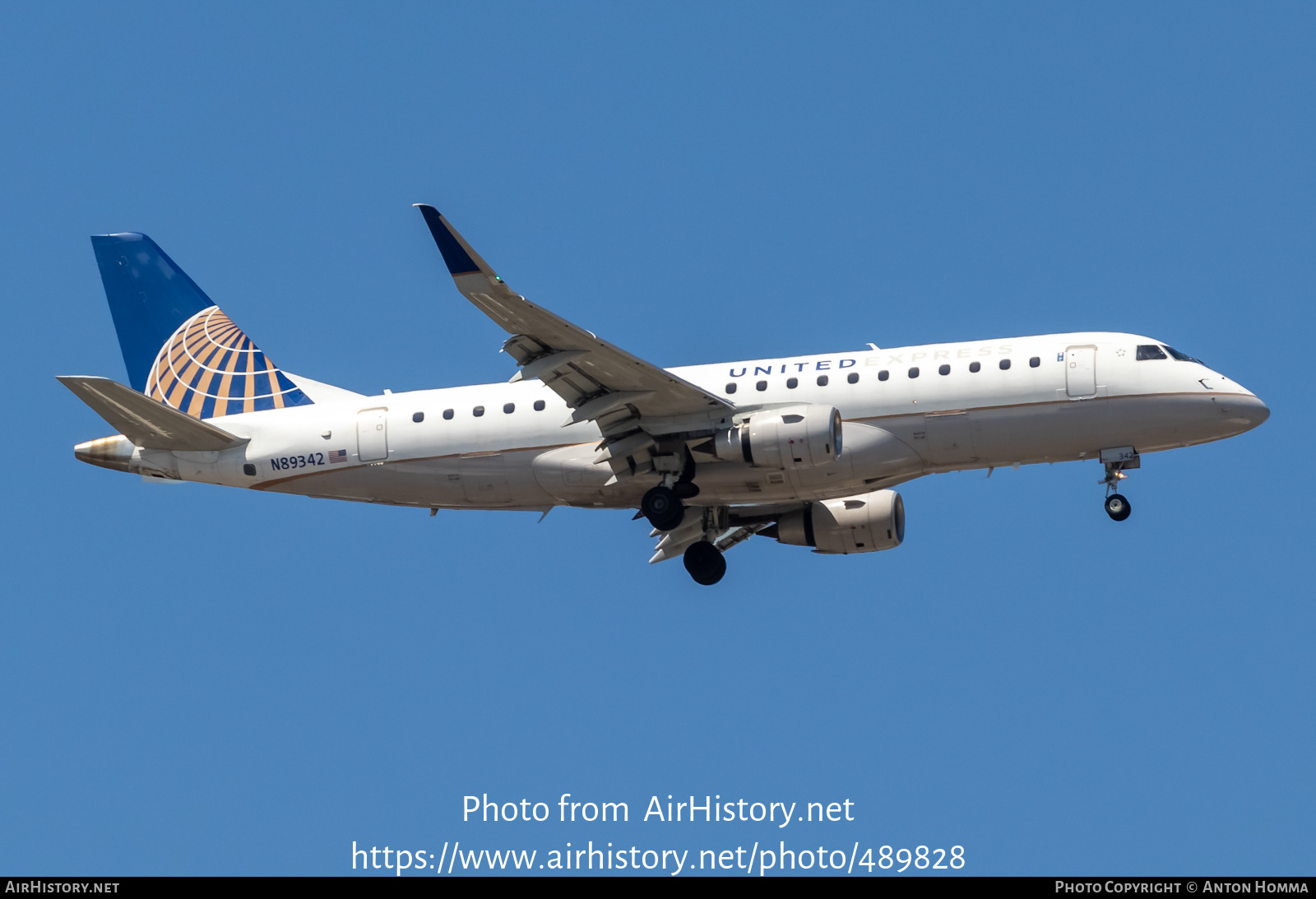 Aircraft Photo of N89342 | Embraer 175LR (ERJ-170-200LR) | United Express | AirHistory.net #489828