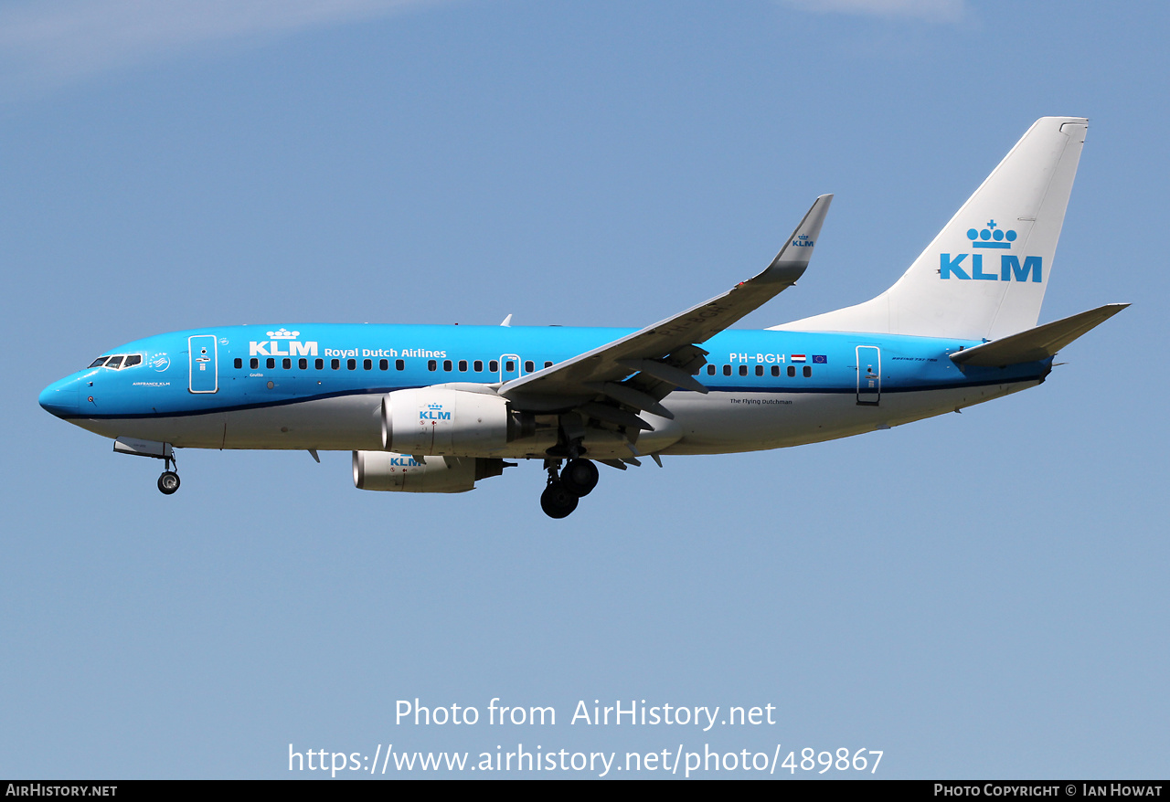 Aircraft Photo of PH-BGH | Boeing 737-7K2 | KLM - Royal Dutch Airlines | AirHistory.net #489867